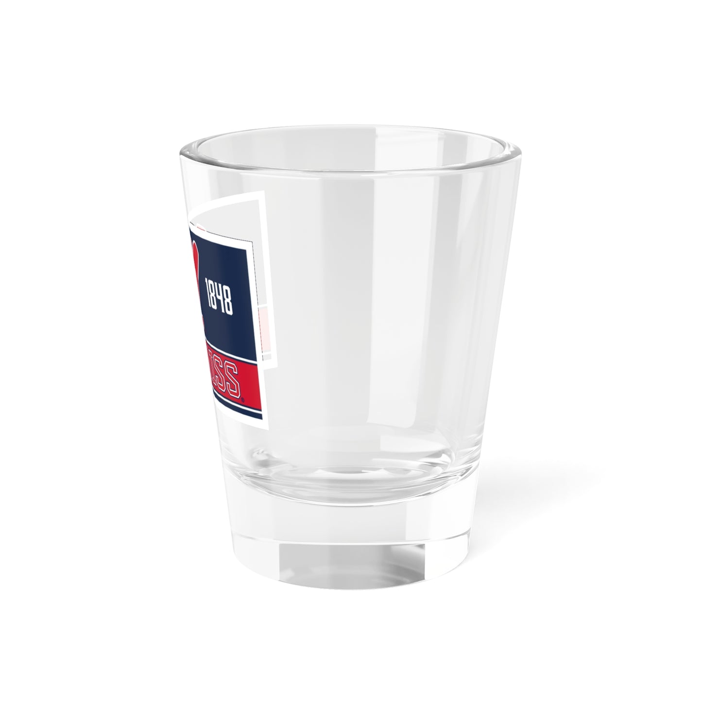 M 1848 Ole Miss Shot Glass, 1.5oz