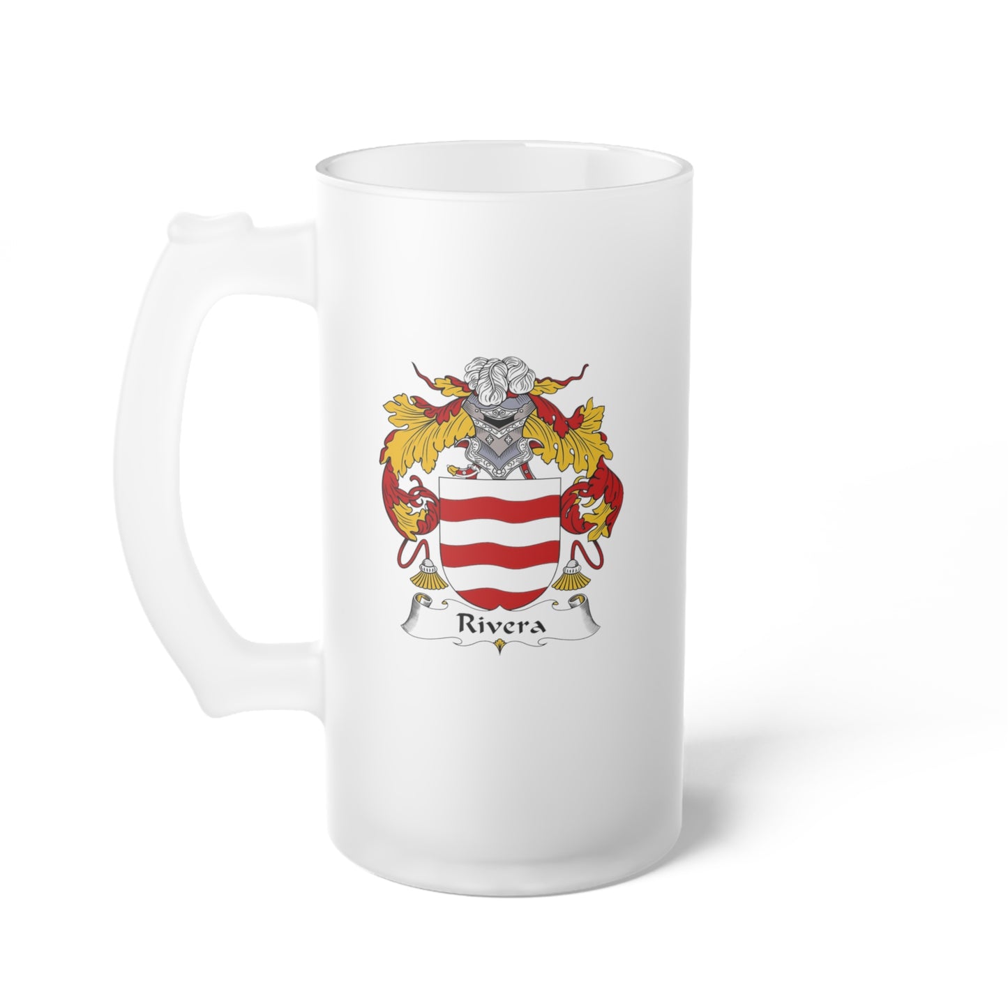 Rivera Frosted Glass Beer Mug