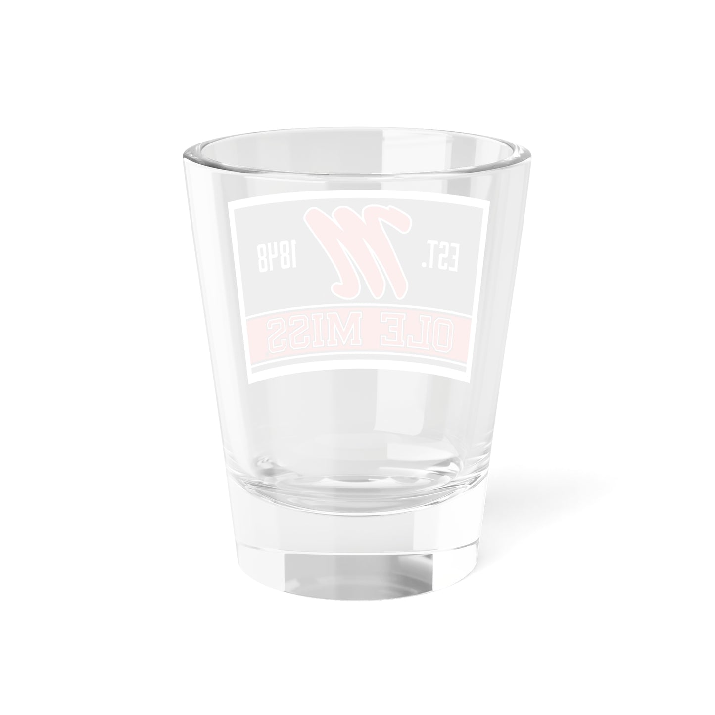 M 1848 Ole Miss Shot Glass, 1.5oz