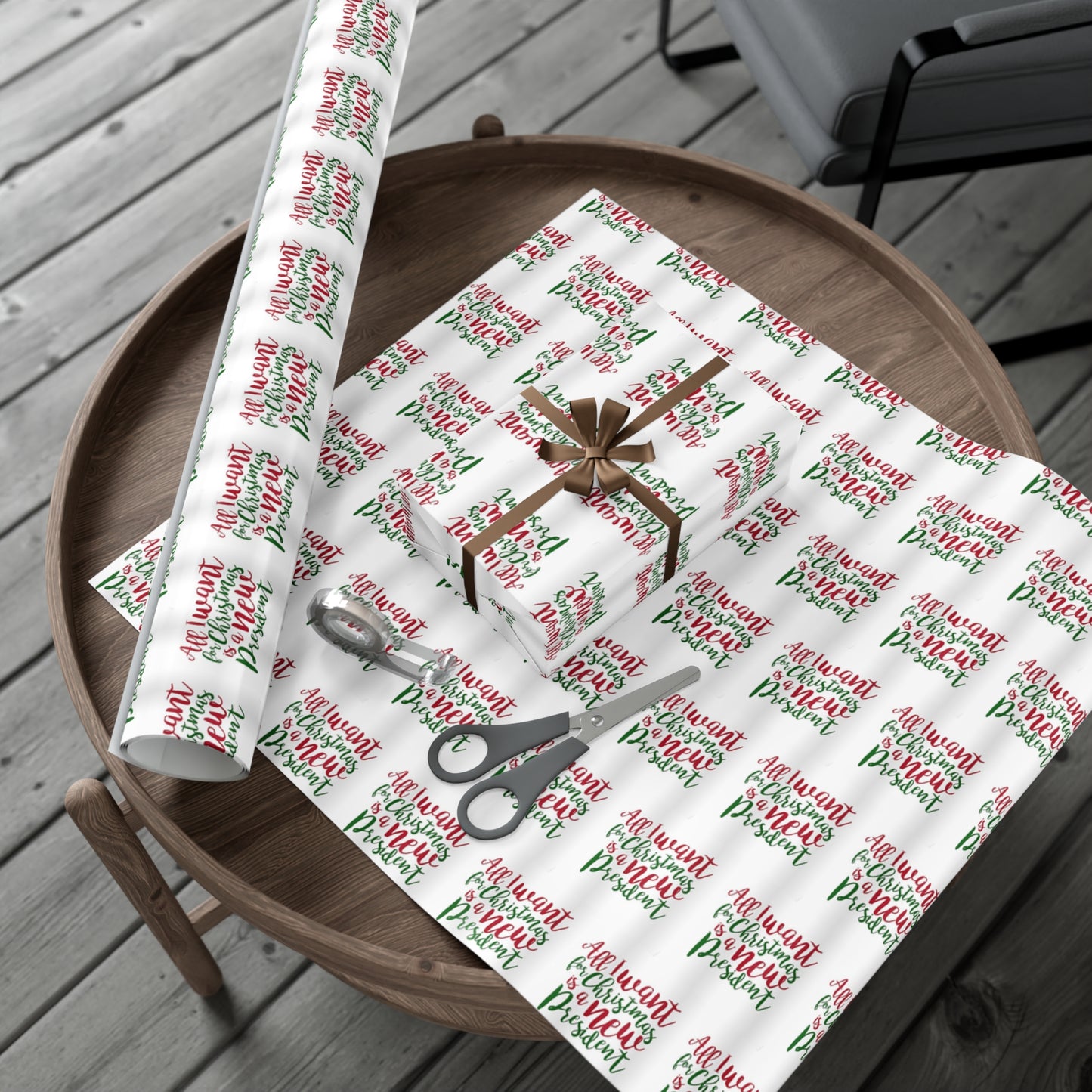 New President Gift Wrap Papers