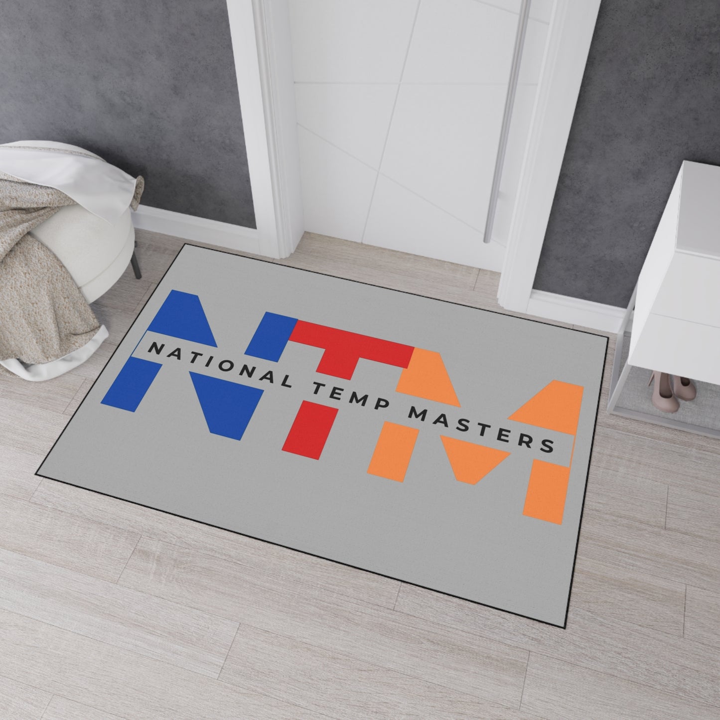 Copy of Custom Heavy Duty Floor Mat - Ideal for Homes, Offices, Events, NTM Logo, Entrance Mat, Durable & Easy to Clean