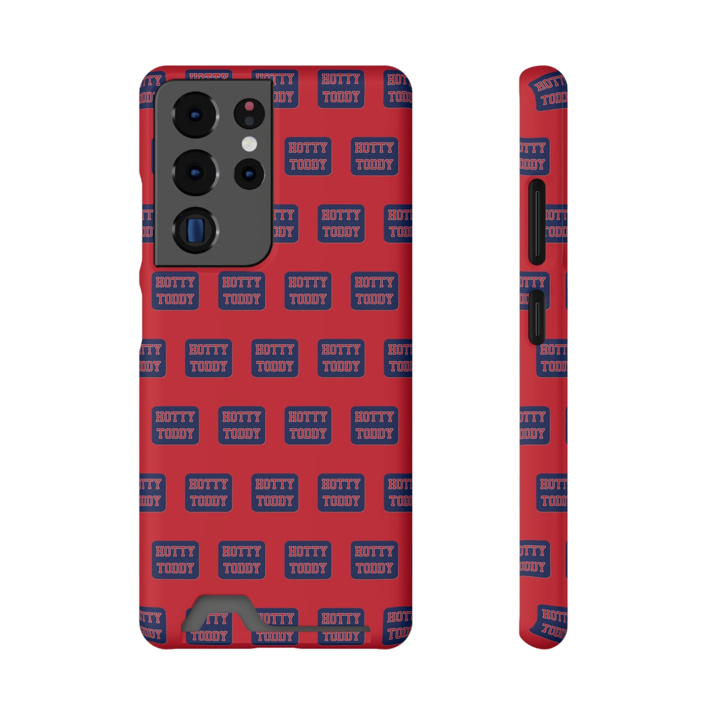 iPhone and Samsung Hotty Toddy (RED) Phone Case With Card Holder