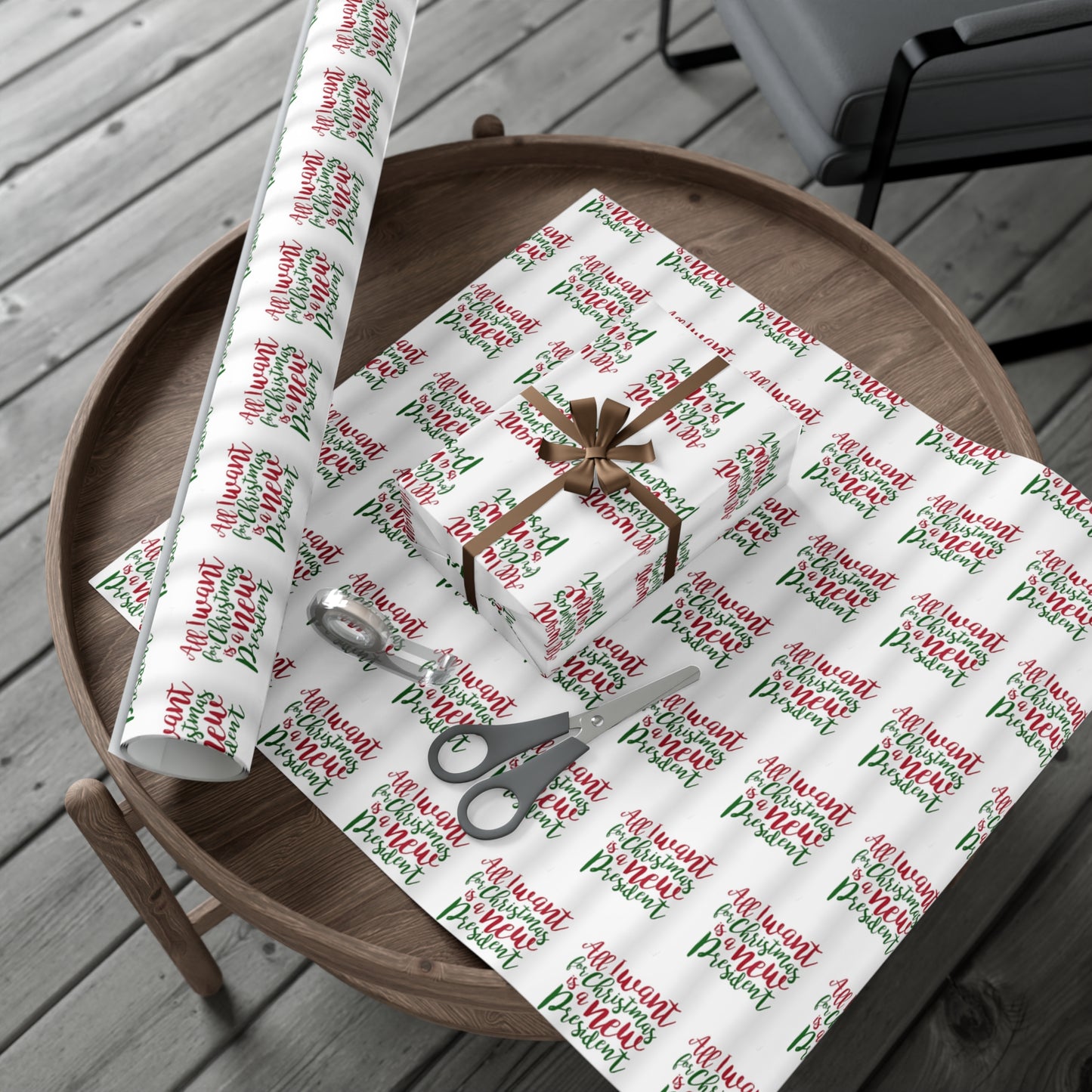 New President Gift Wrap Papers