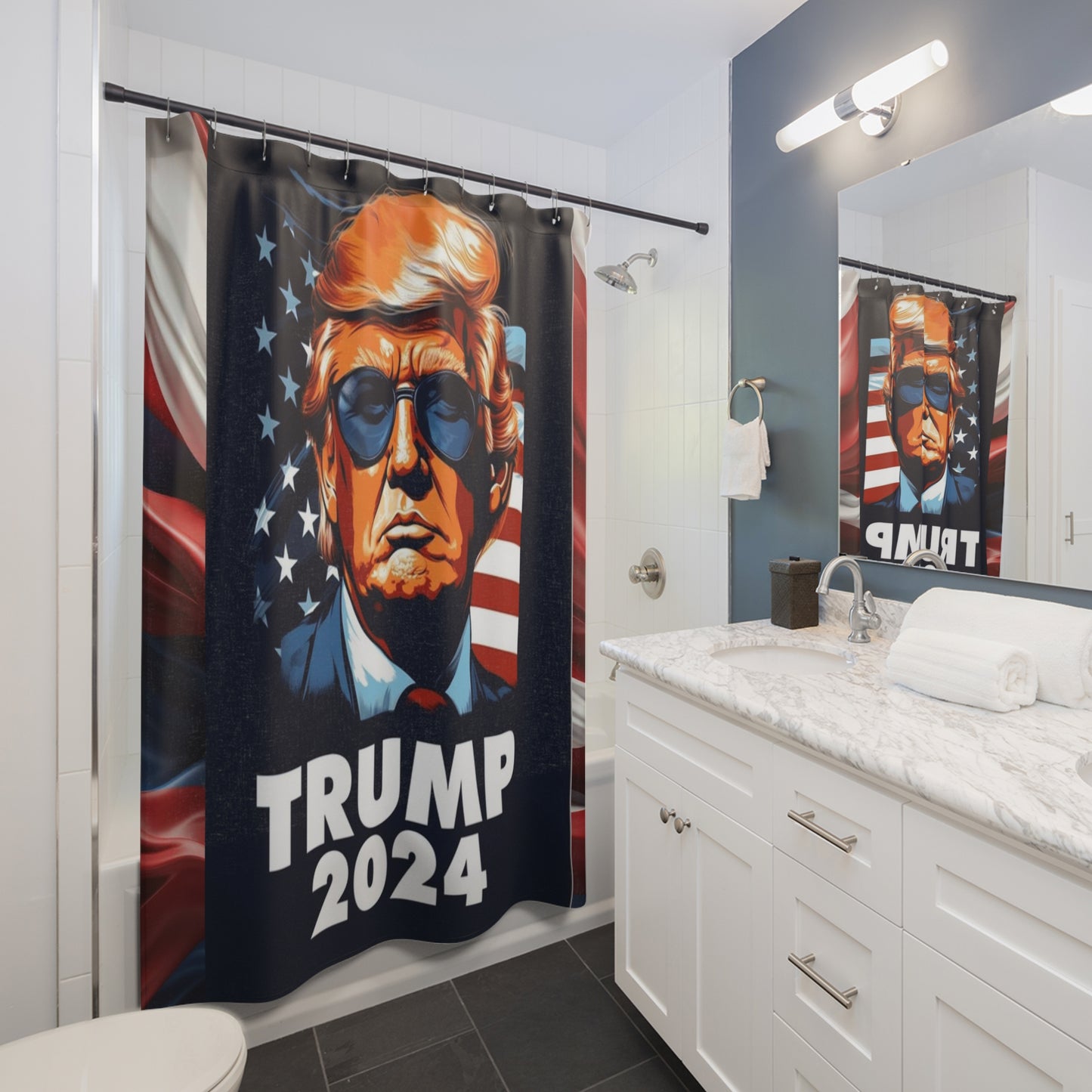 Trump 2024 Shower Curtains
