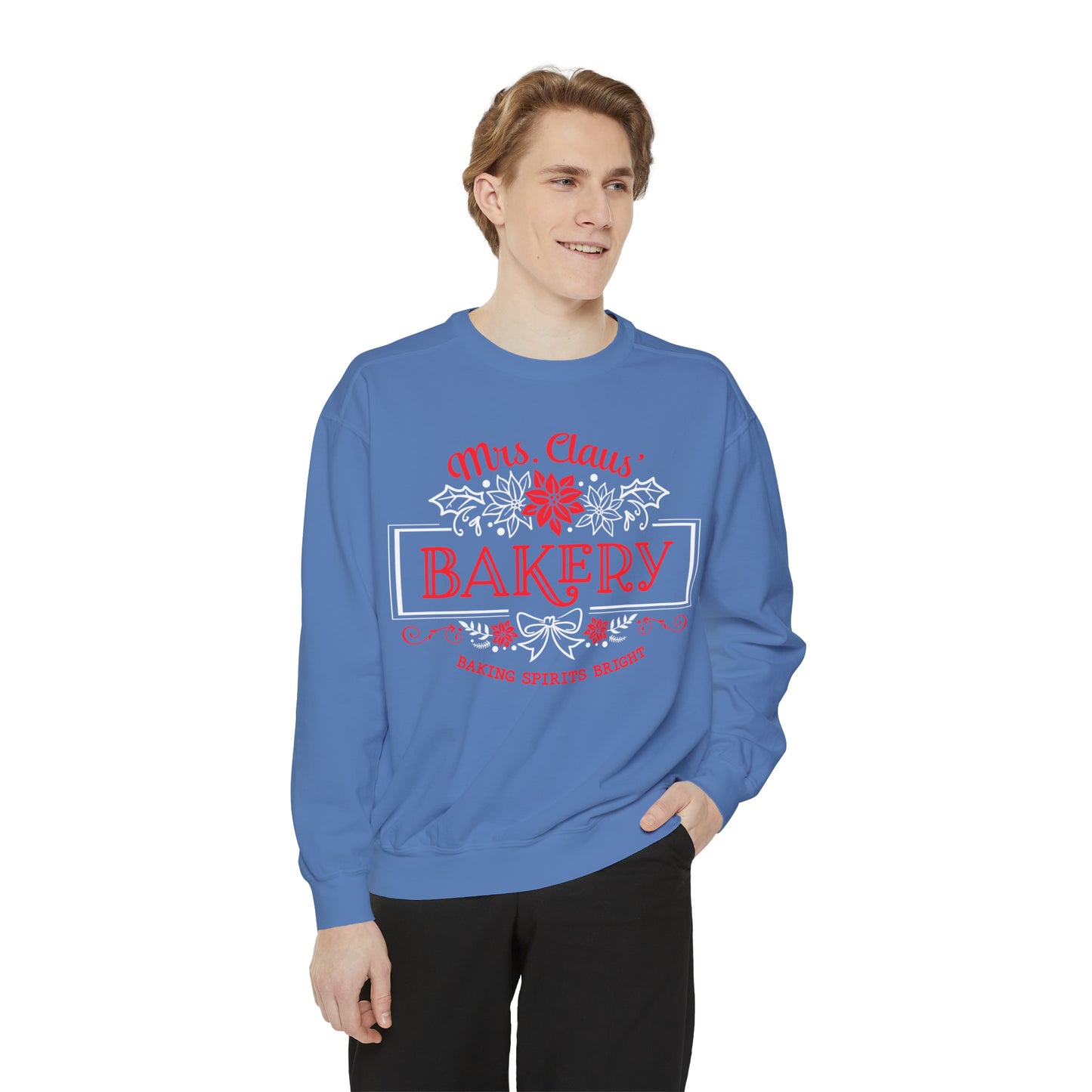 Mrs. Clause Bakery Unisex Garment-Dyed Sweatshirt