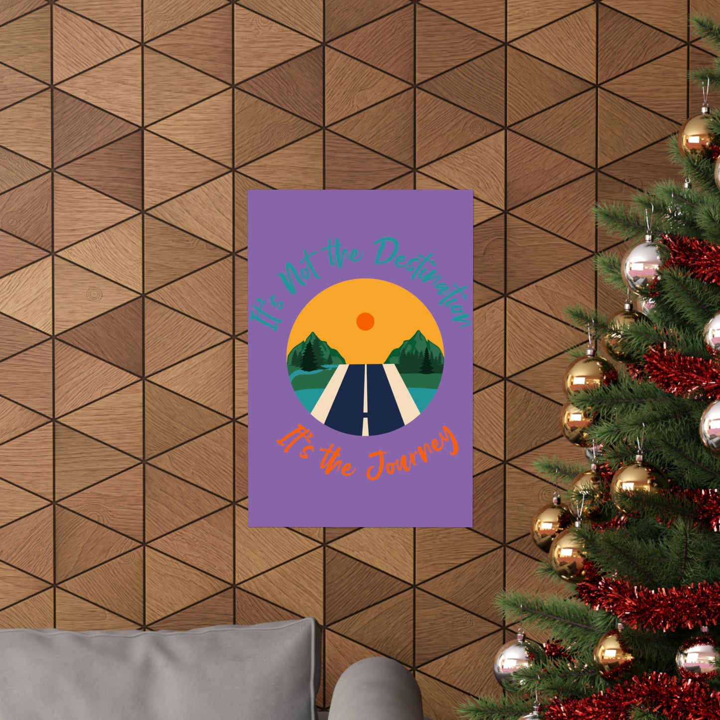 It's not the destination  It's the journey Matte Vertical Posters