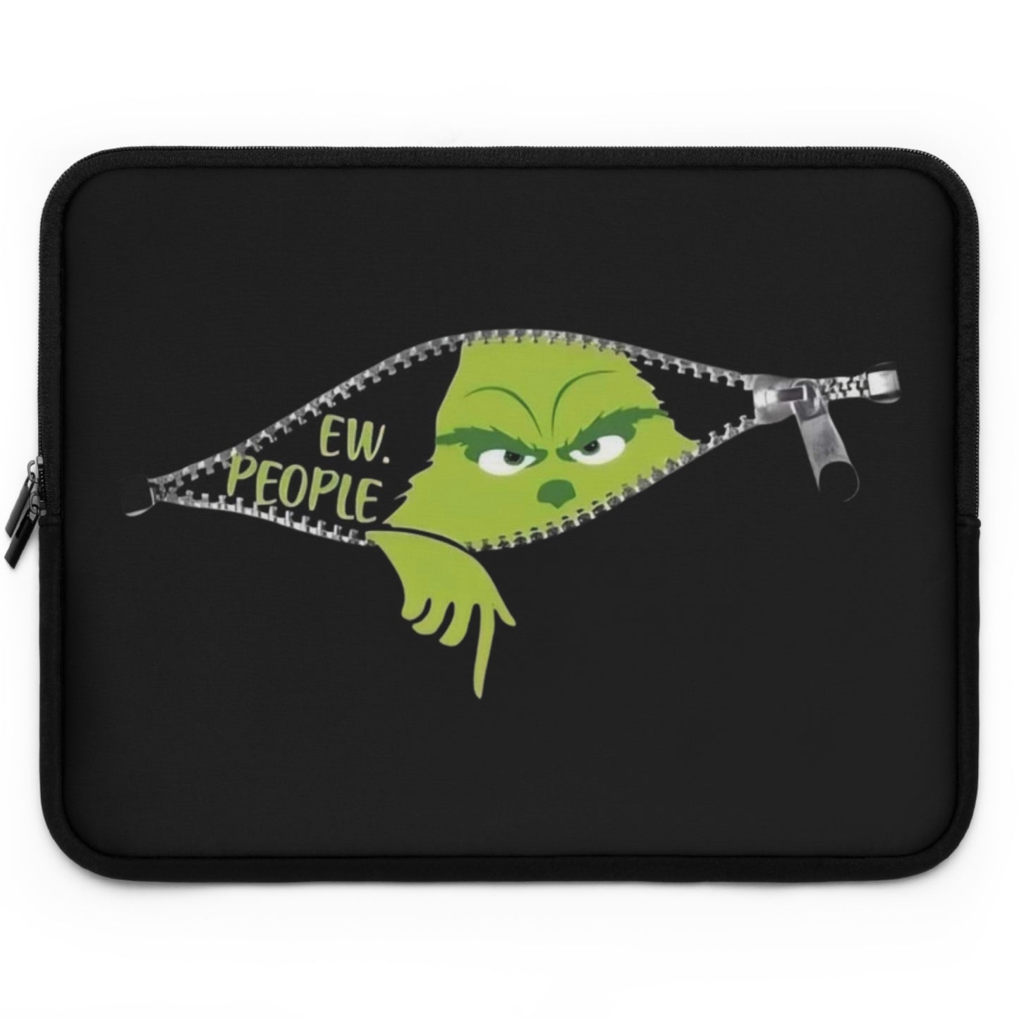 Grinch "Ew, People" Laptop Sleeve