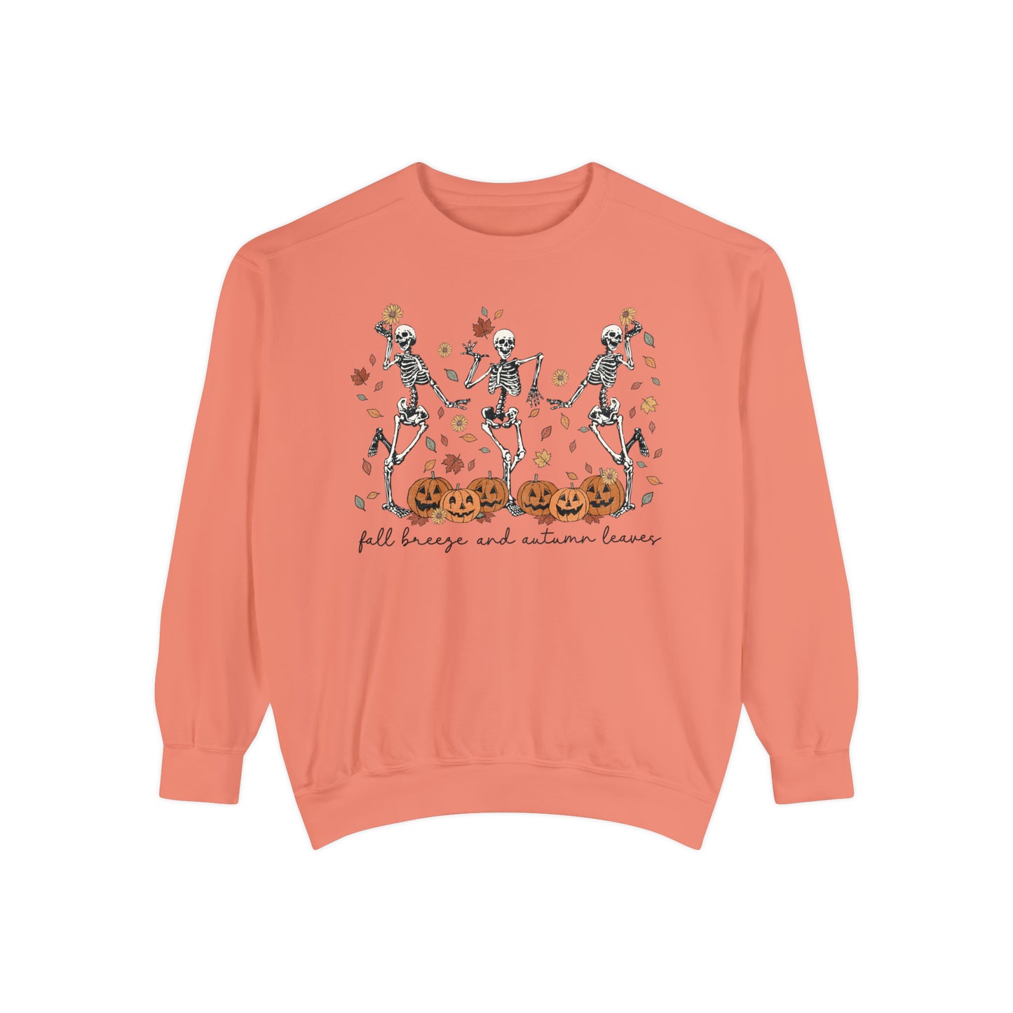 Dancing Skeleton Unisex Garment-Dyed Sweatshirt