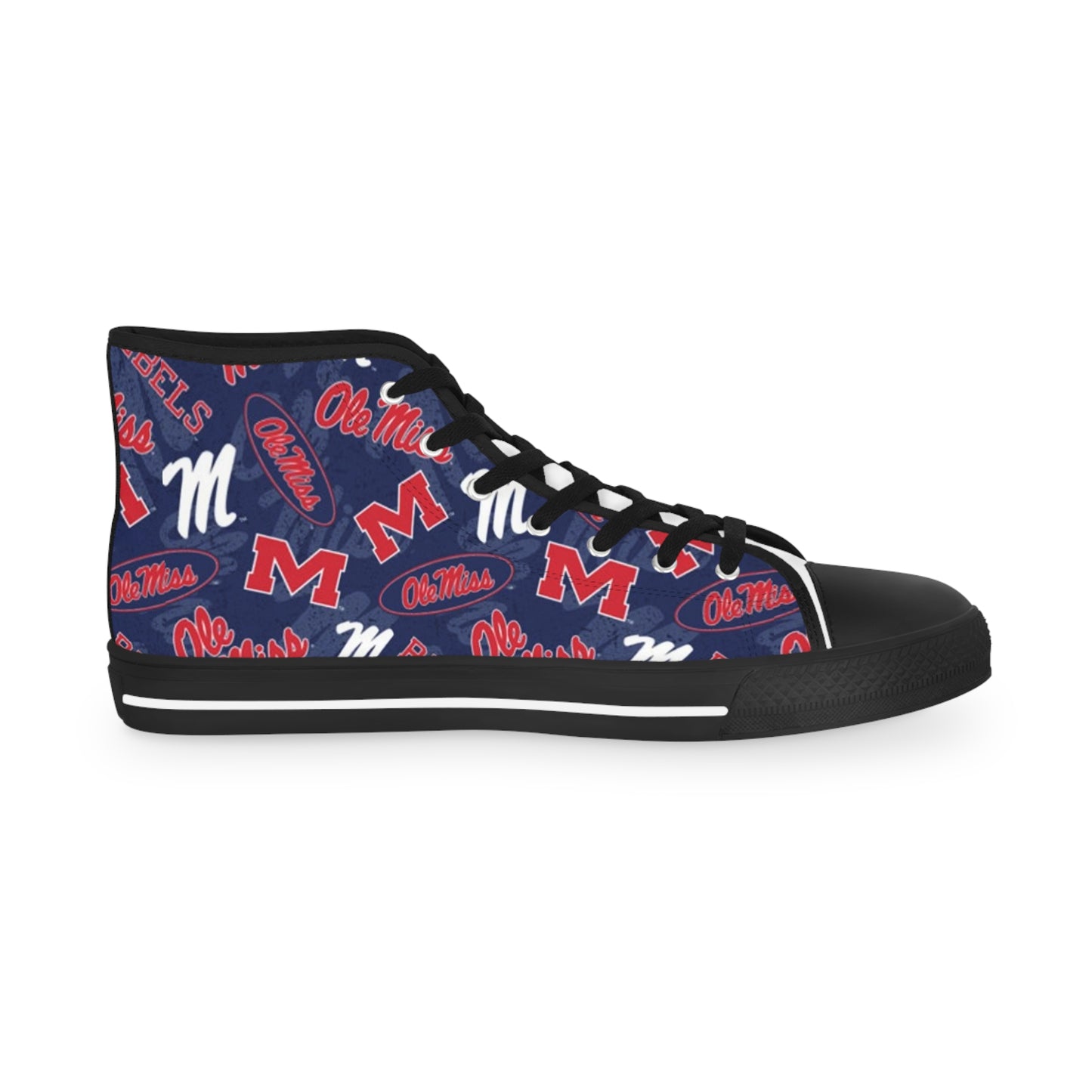 Ole Miss Men's High Top Sneakers