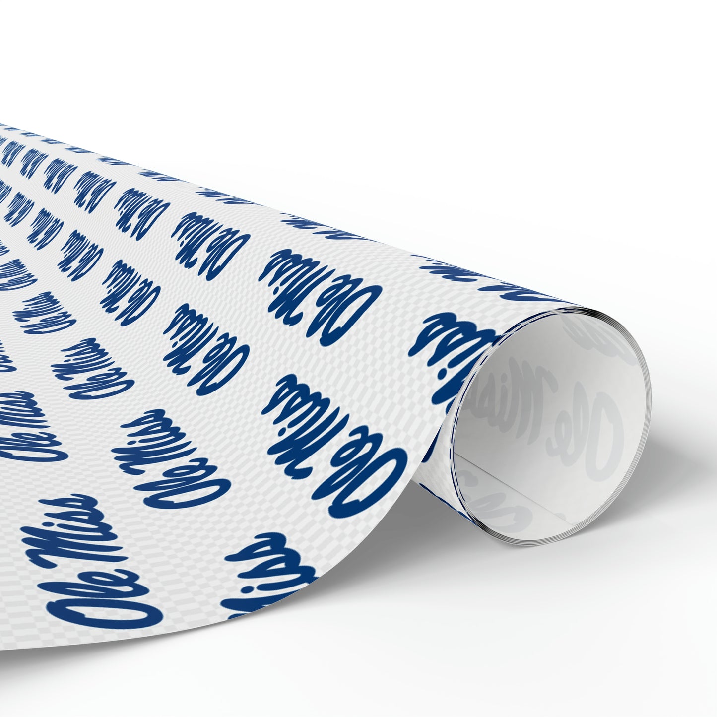 Ole Miss (Blue Writing) Wrapping Papers