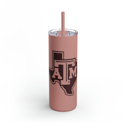 Texas A&M Maars Maker Soft Matte Tumbler, 20oz (Rose)