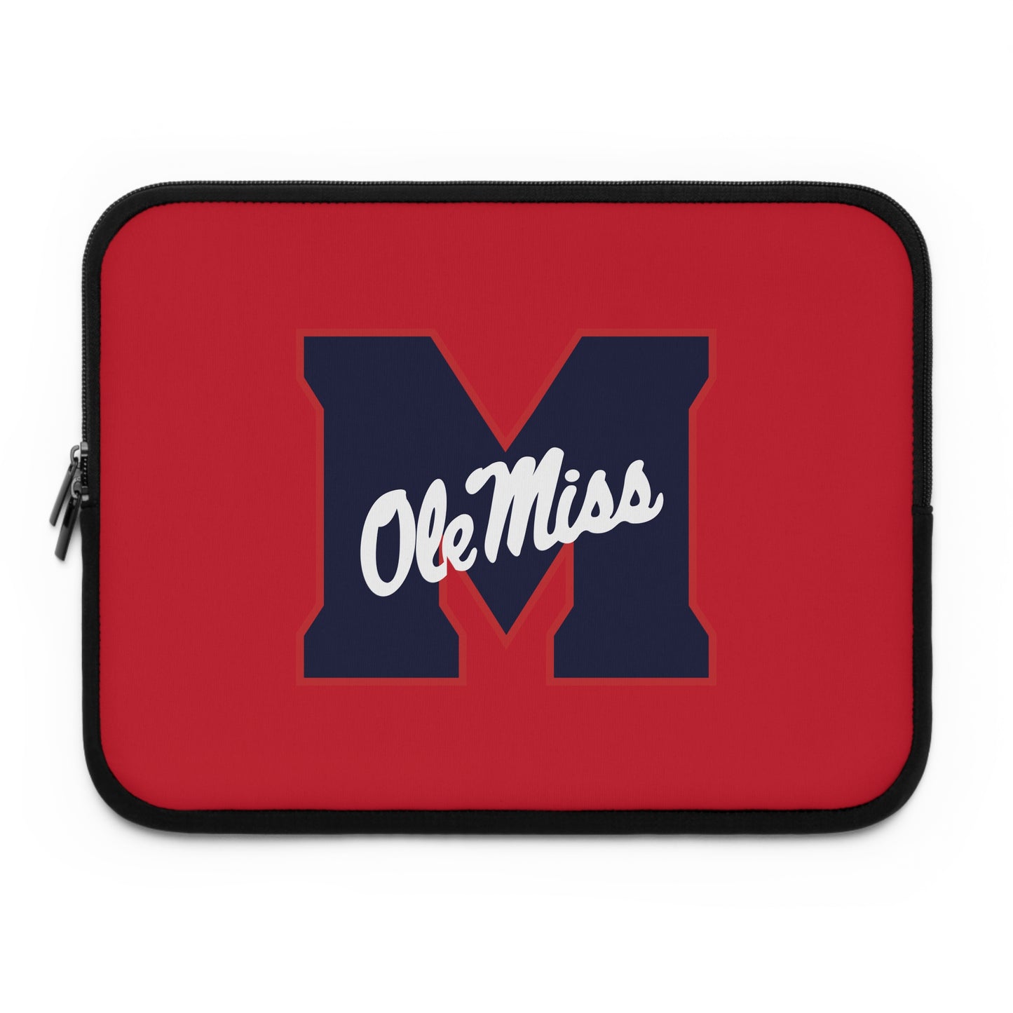 Ole Miss "M" Laptop Sleeve Red