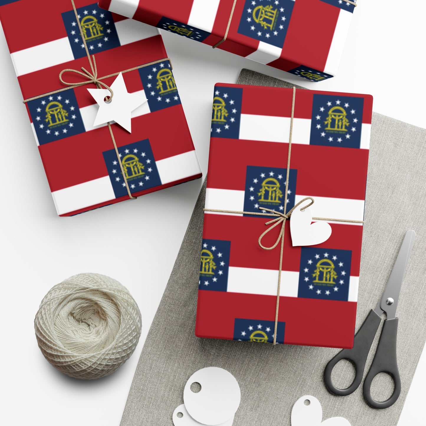 Georgia Flag Gift Wrap Papers