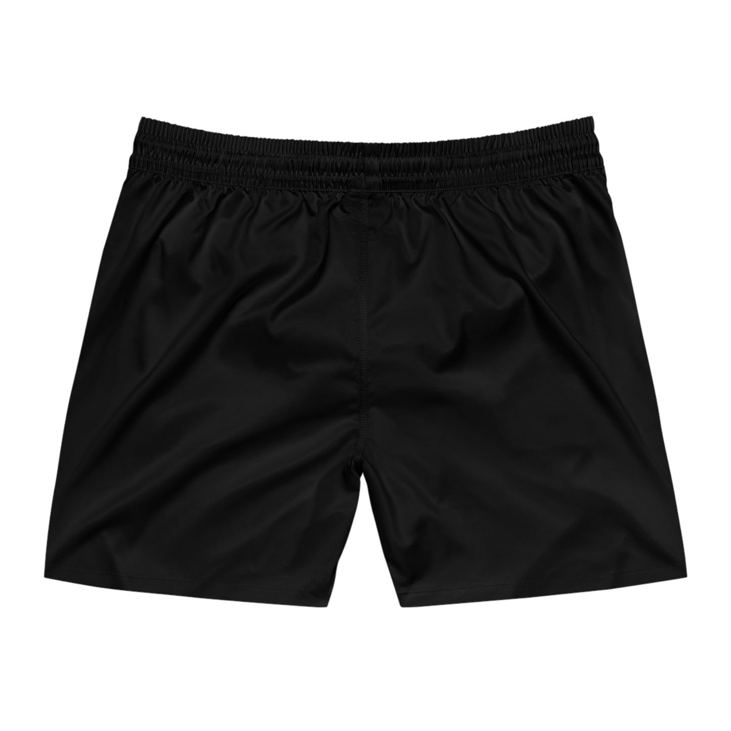 REBELS Men's Mid-Length Swim Shorts (AOP) Black