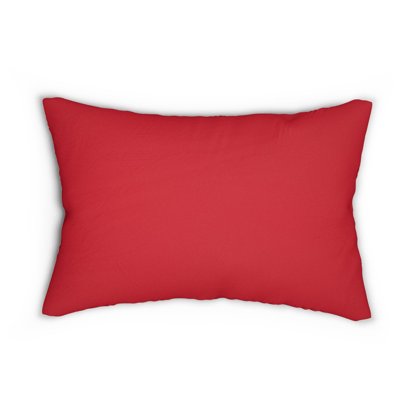 Merry Christmas Spun Polyester Lumbar Pillow