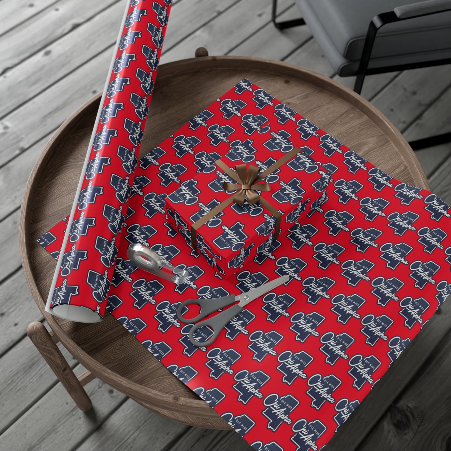 Ole Miss Chi Alpha Gift Wrap Papers