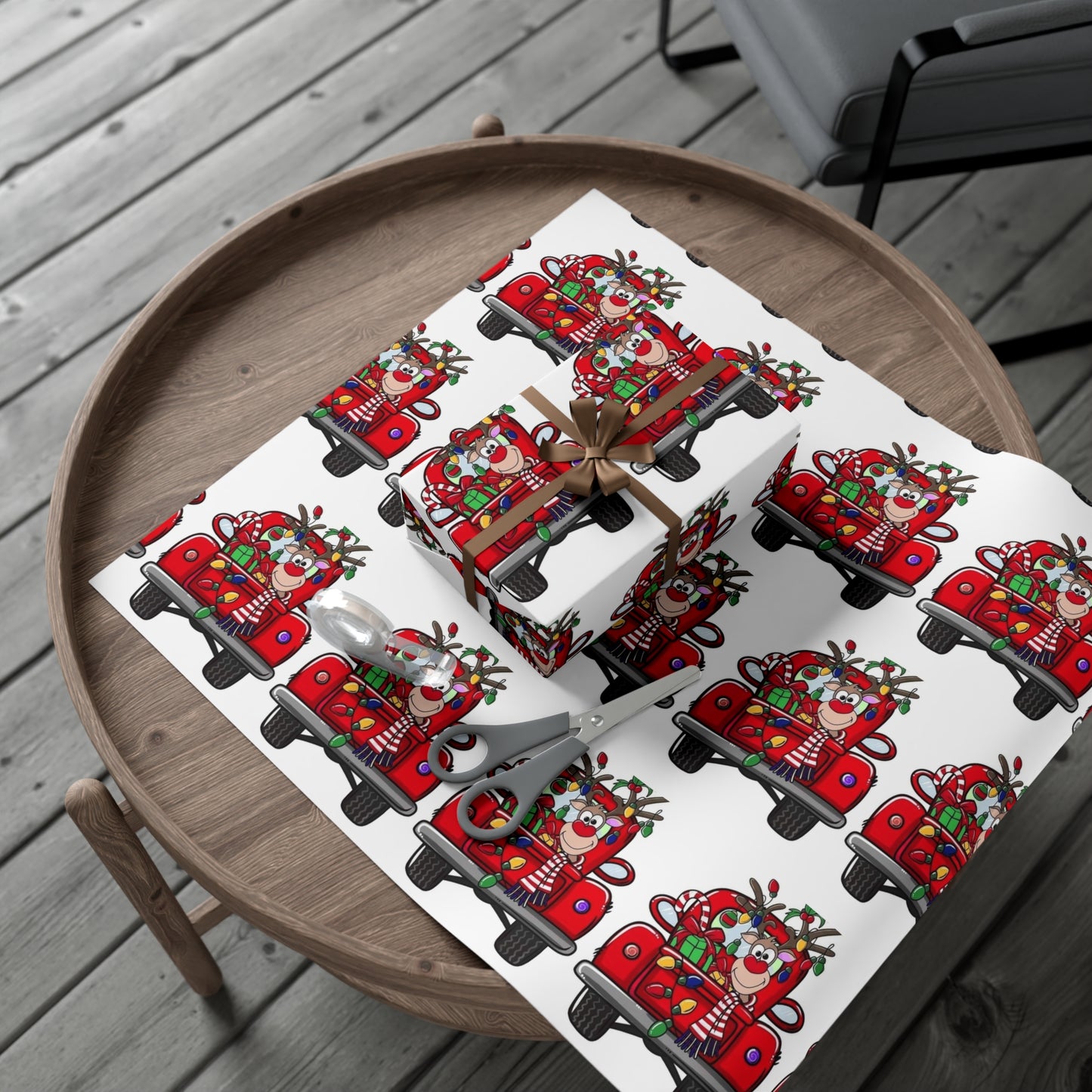 Reindeer Gift Wrap Papers