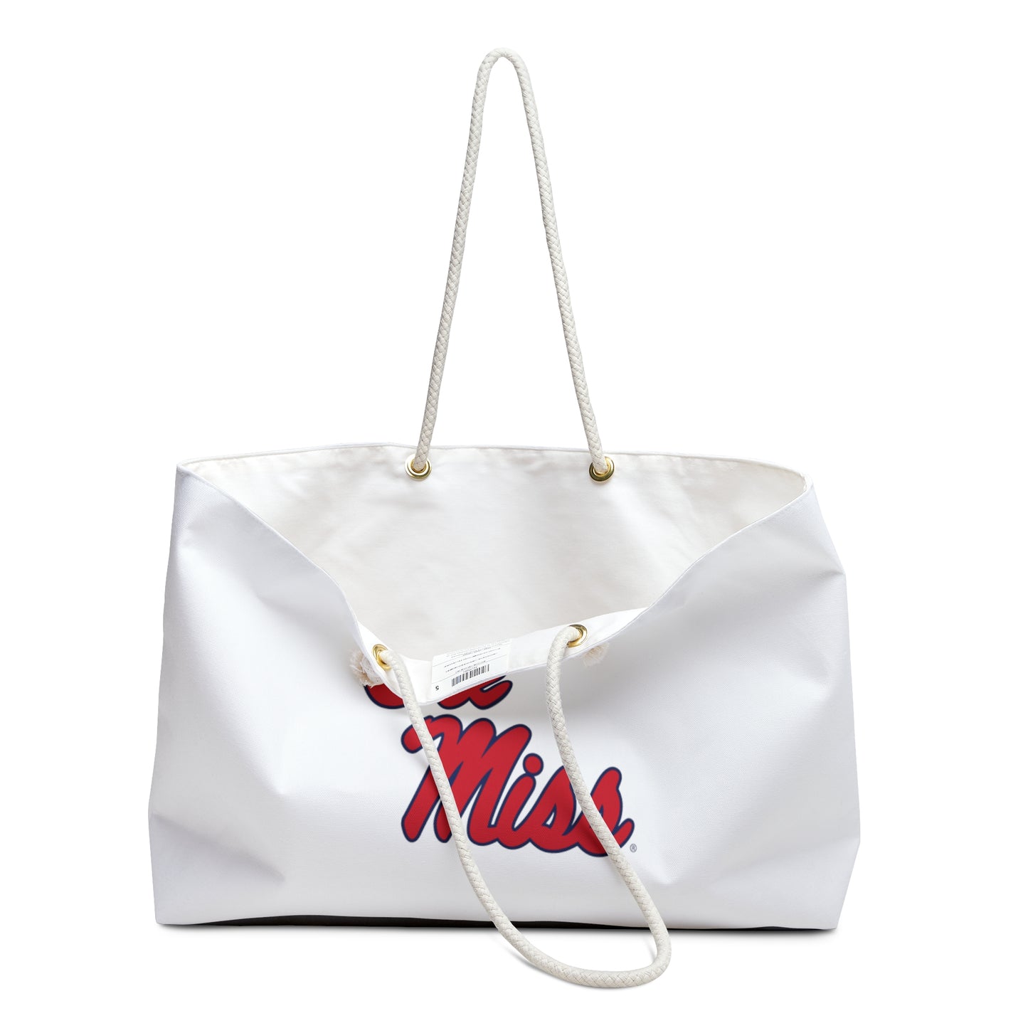 Ole Miss (White) Weekender Bag