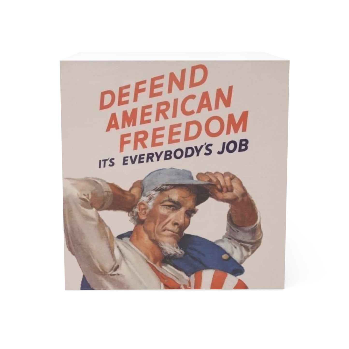 Defending American Freedom Note Cube