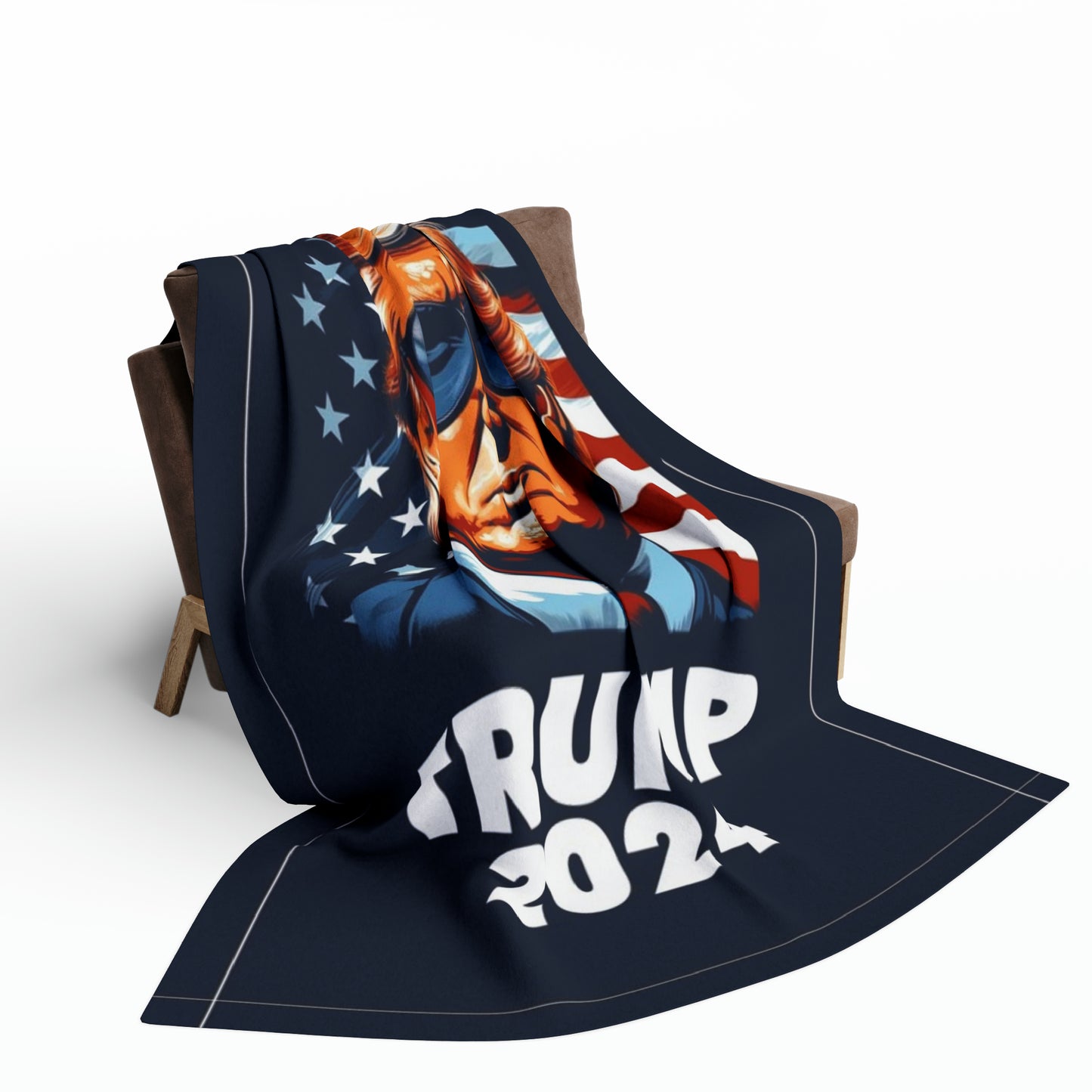 Trump 2024 Arctic Fleece Blanket