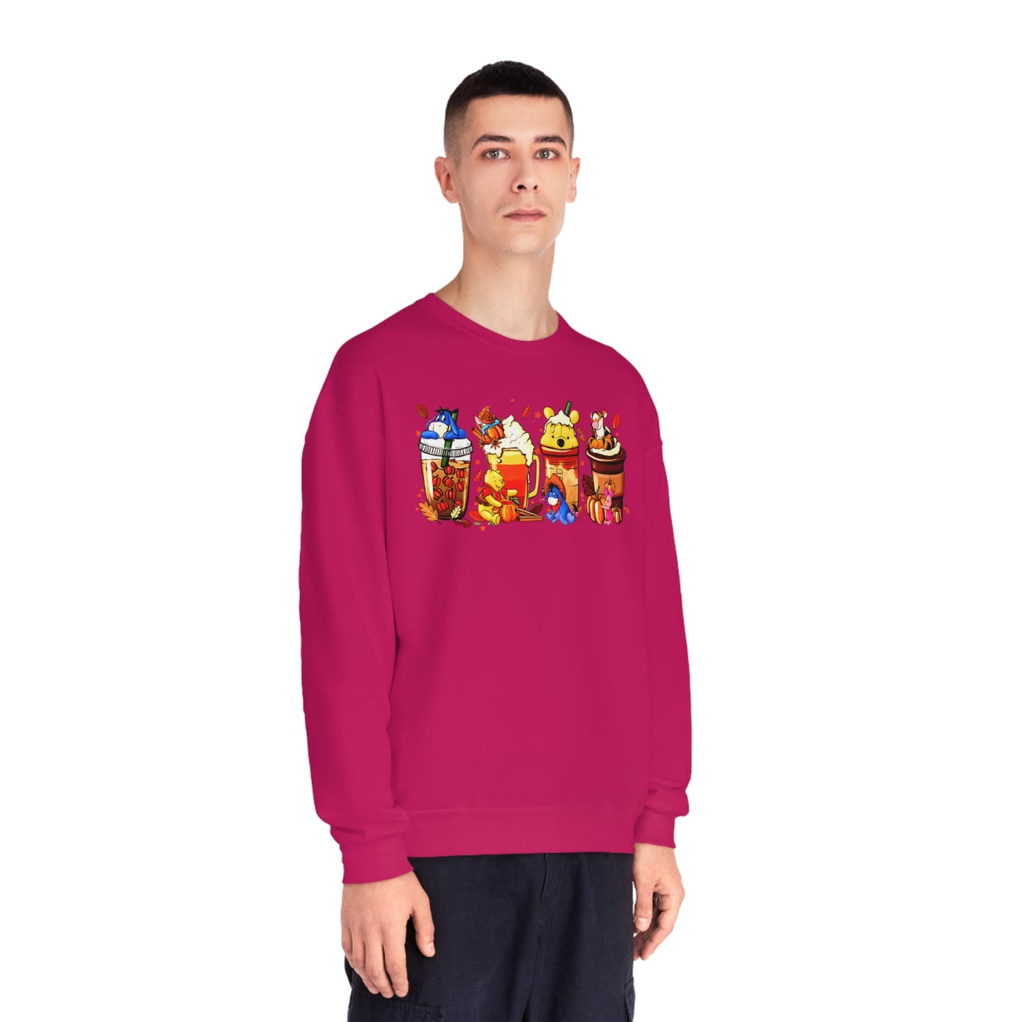 Pooh Bear Latte Unisex NuBlend® Crewneck Sweatshirt