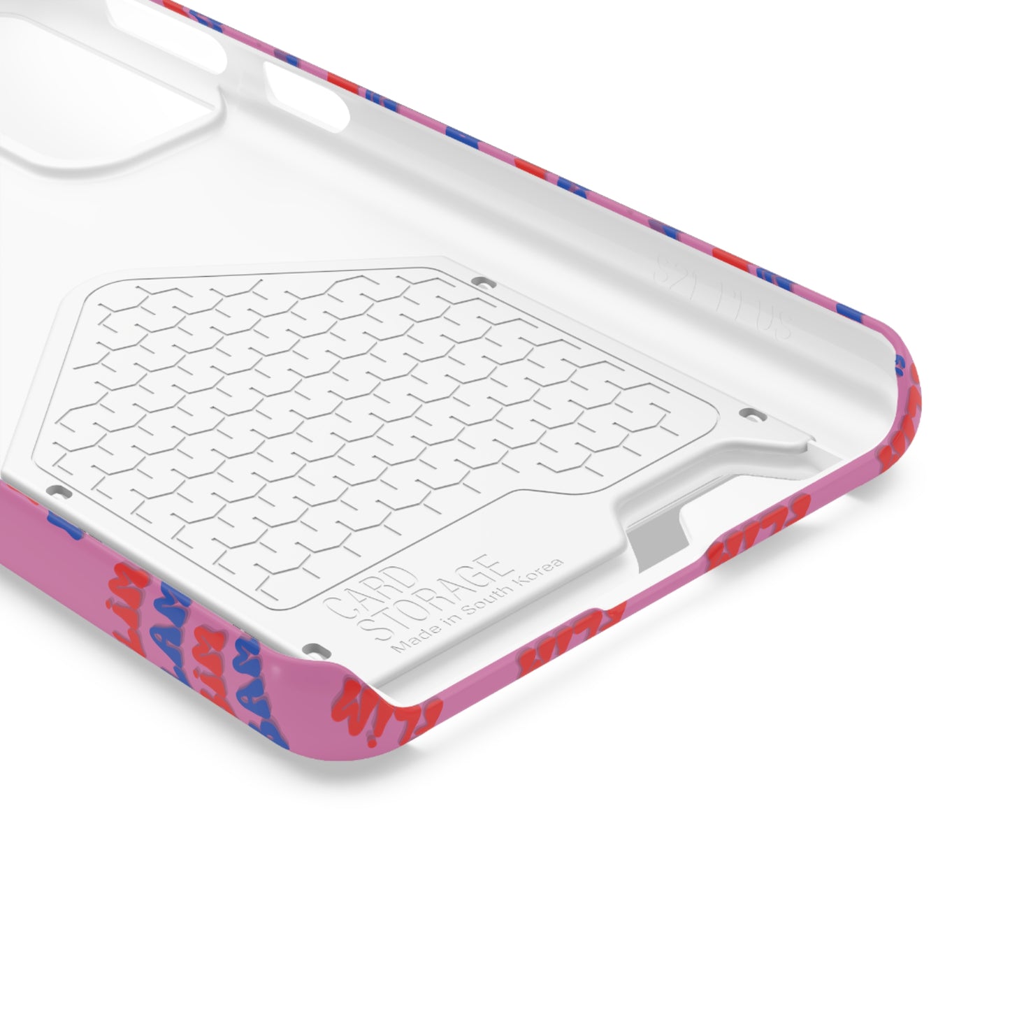 iPhone and Samsung Flim Flam Bim Bam (PINK) Phone Case With Card Holder