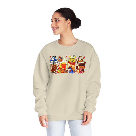 Pooh Bear Latte Unisex NuBlend® Crewneck Sweatshirt