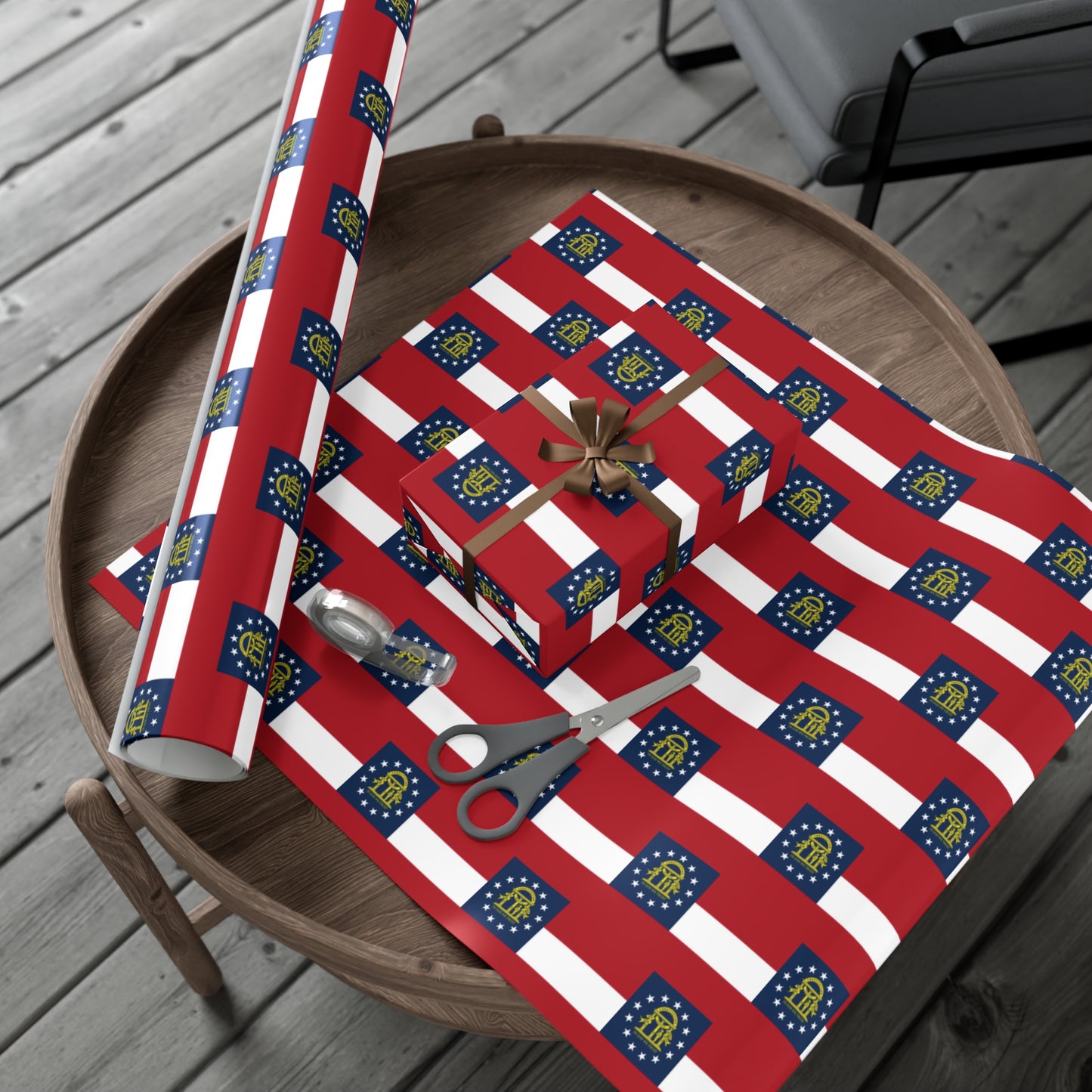 Georgia Flag Gift Wrap Papers