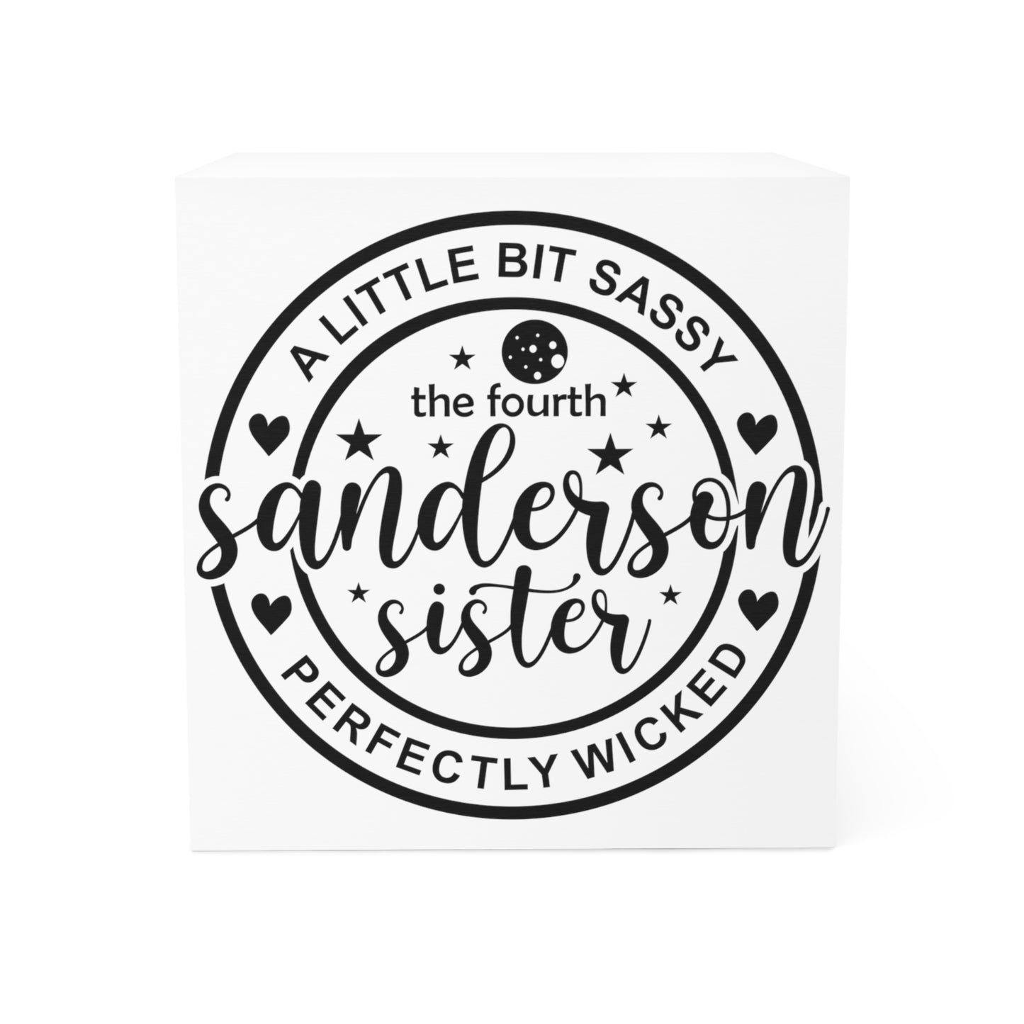 Sanderson Sisters Note Cube