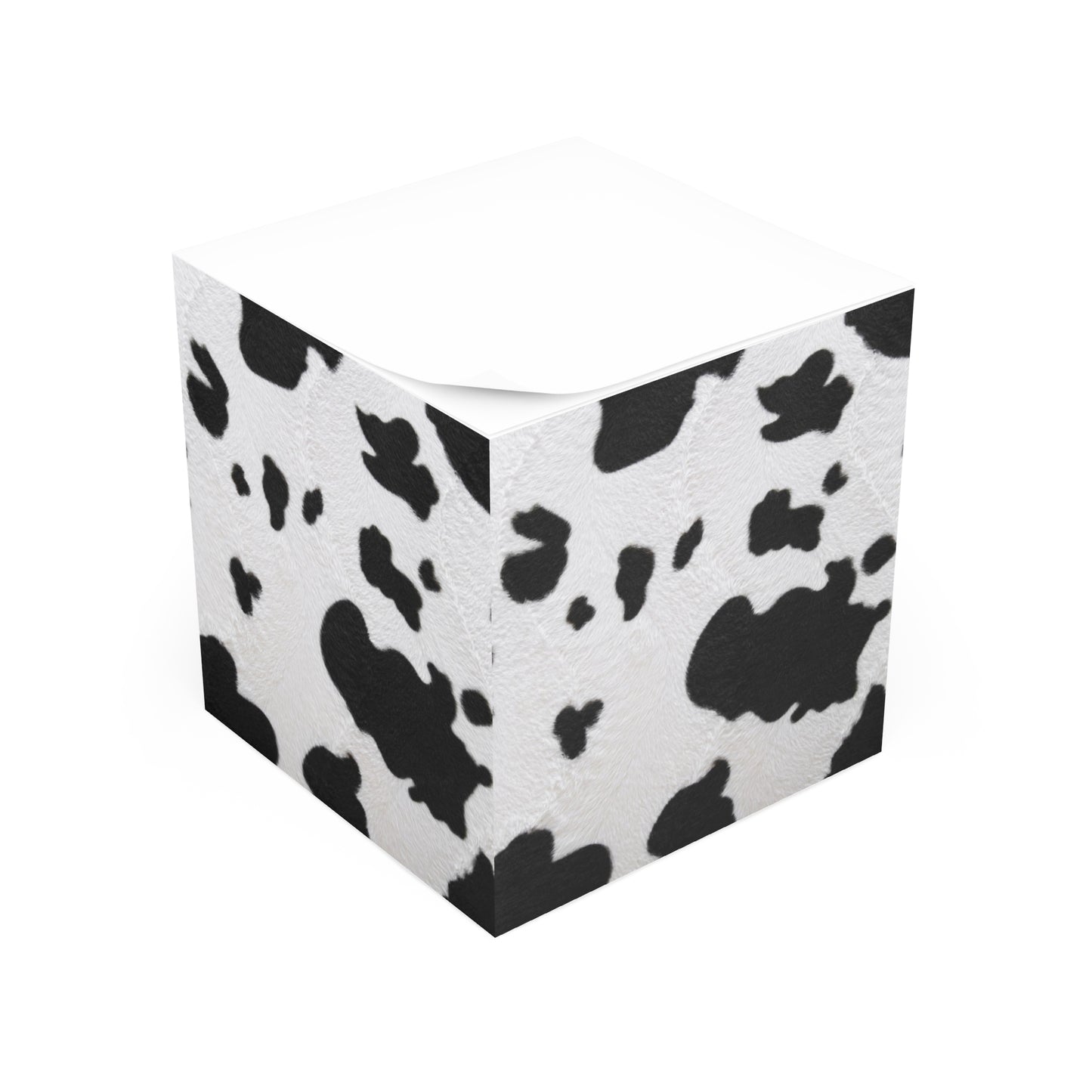 Cow Print Note Cube