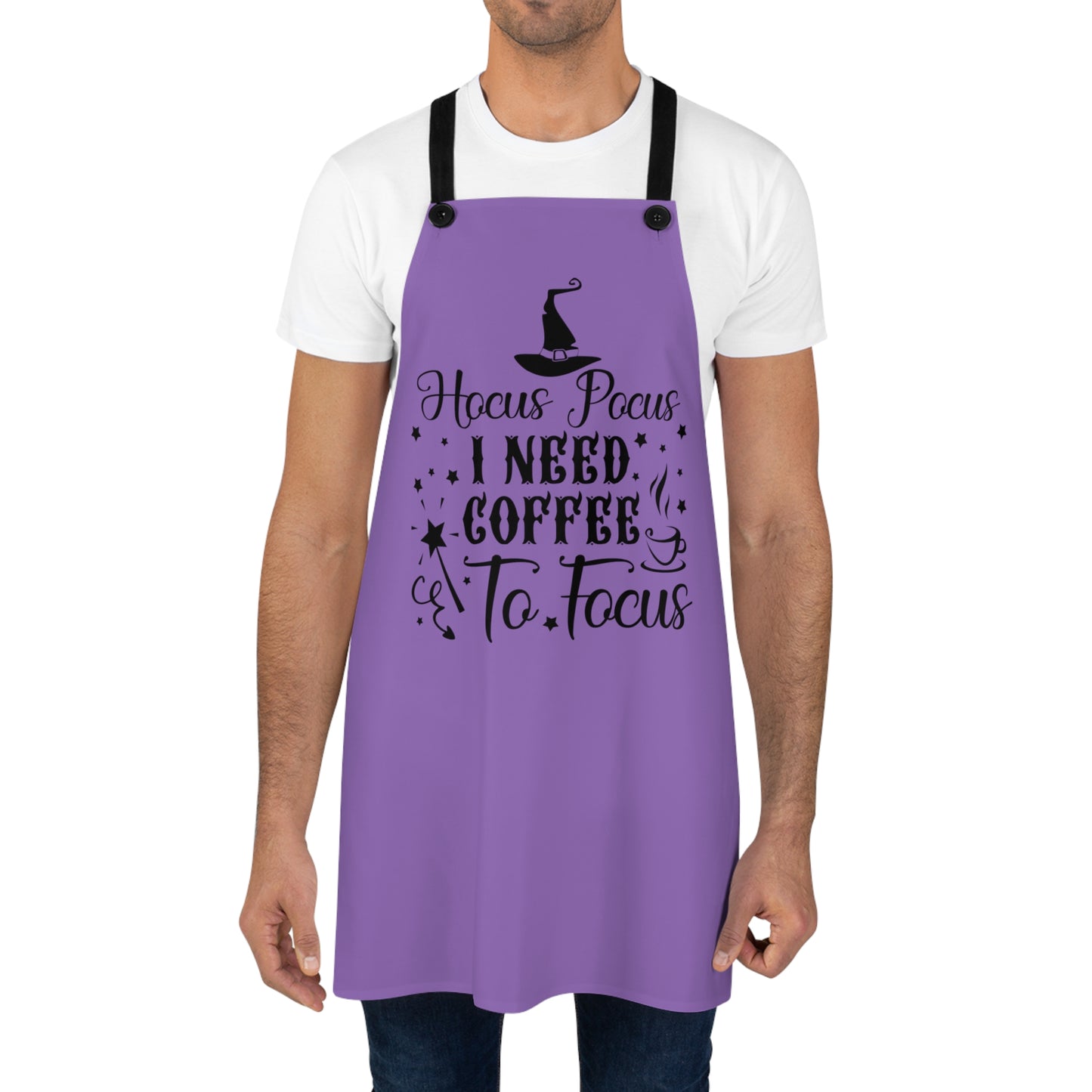 Hocus Pocus I Need Coffee To Focus Apron (AOP)