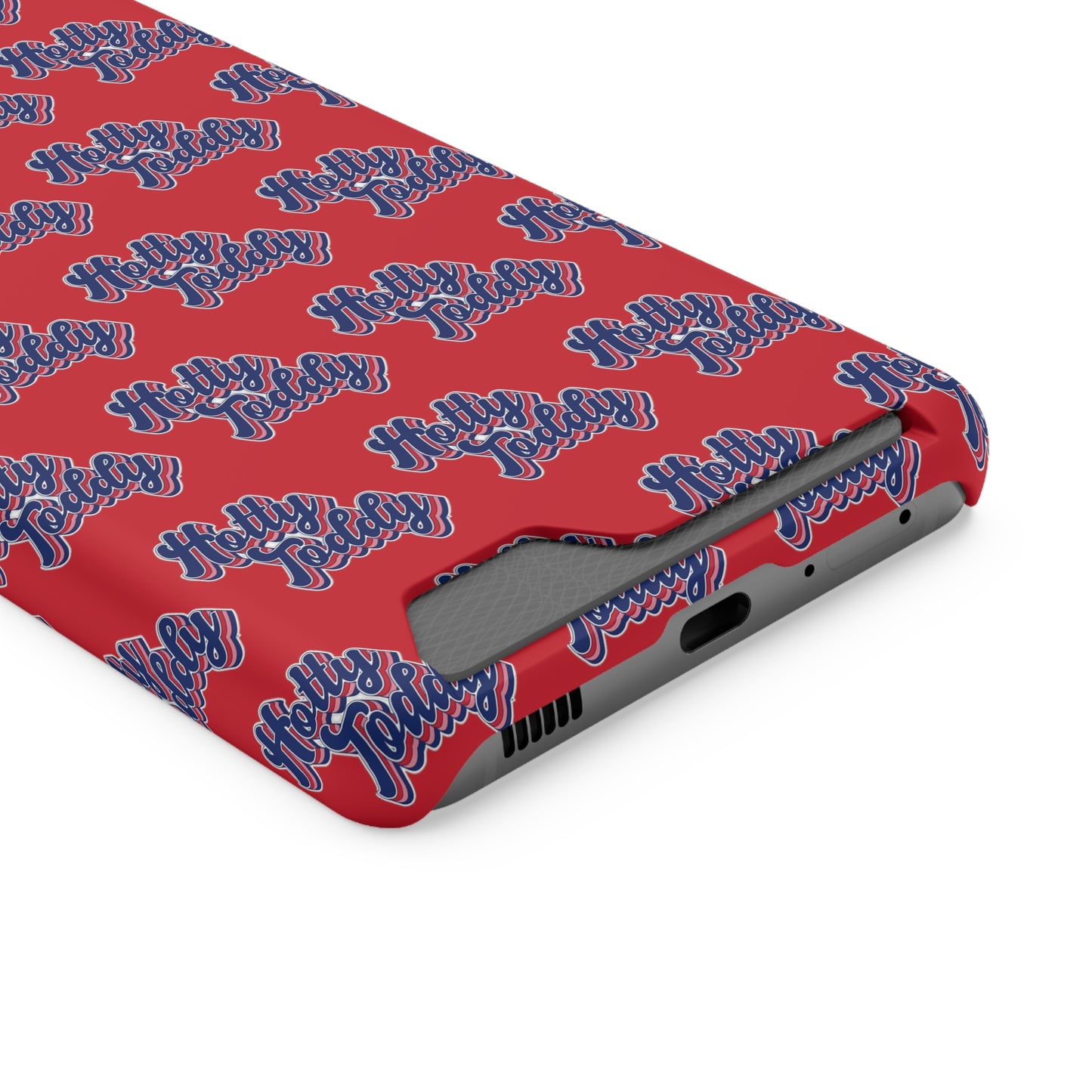 iPhone and Samsung Hotty Toddy (RED) Phone Case With Card Holder