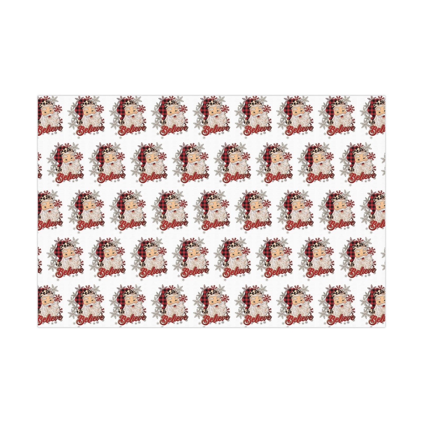 Santa Believe Gift Wrap Papers