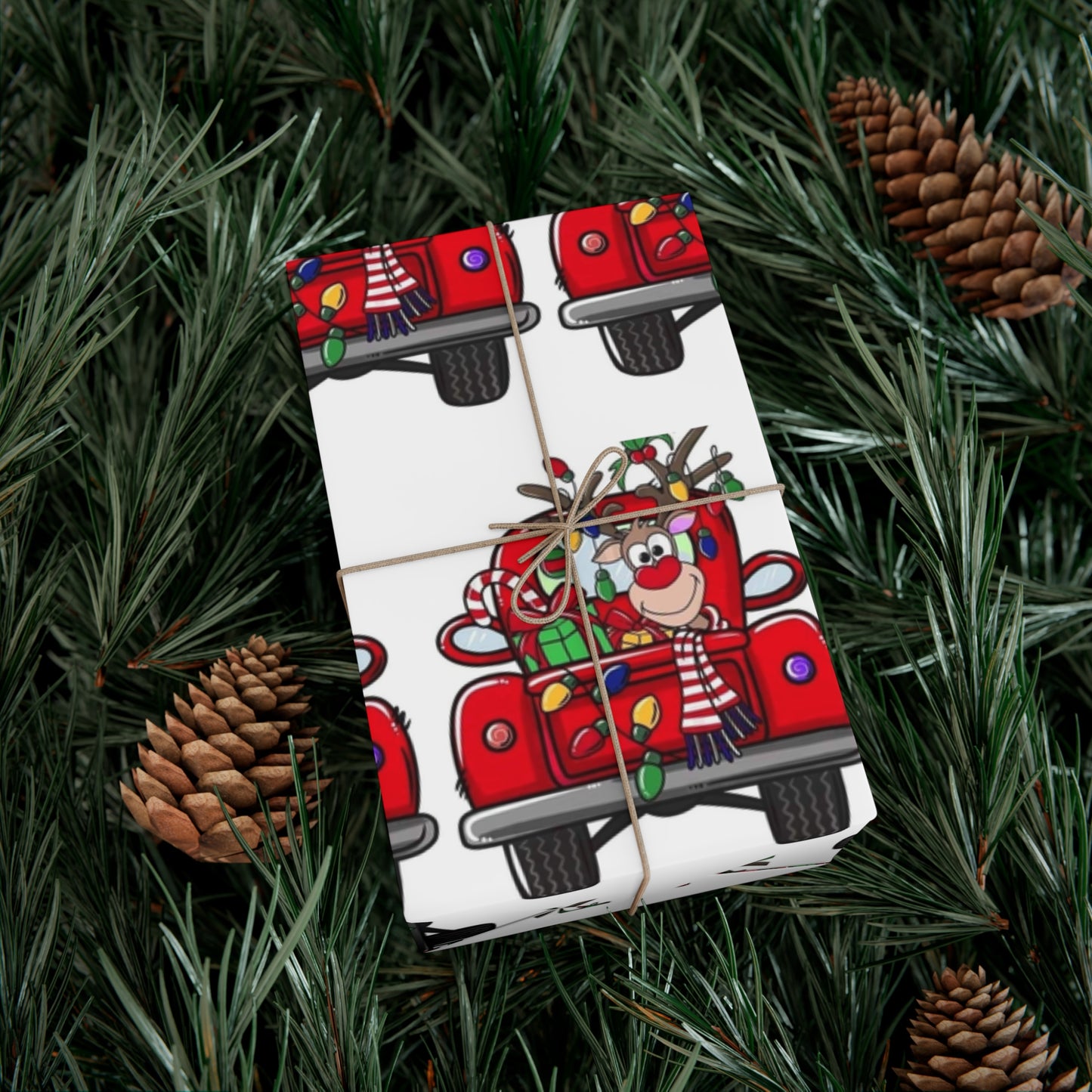 Reindeer Gift Wrap Papers