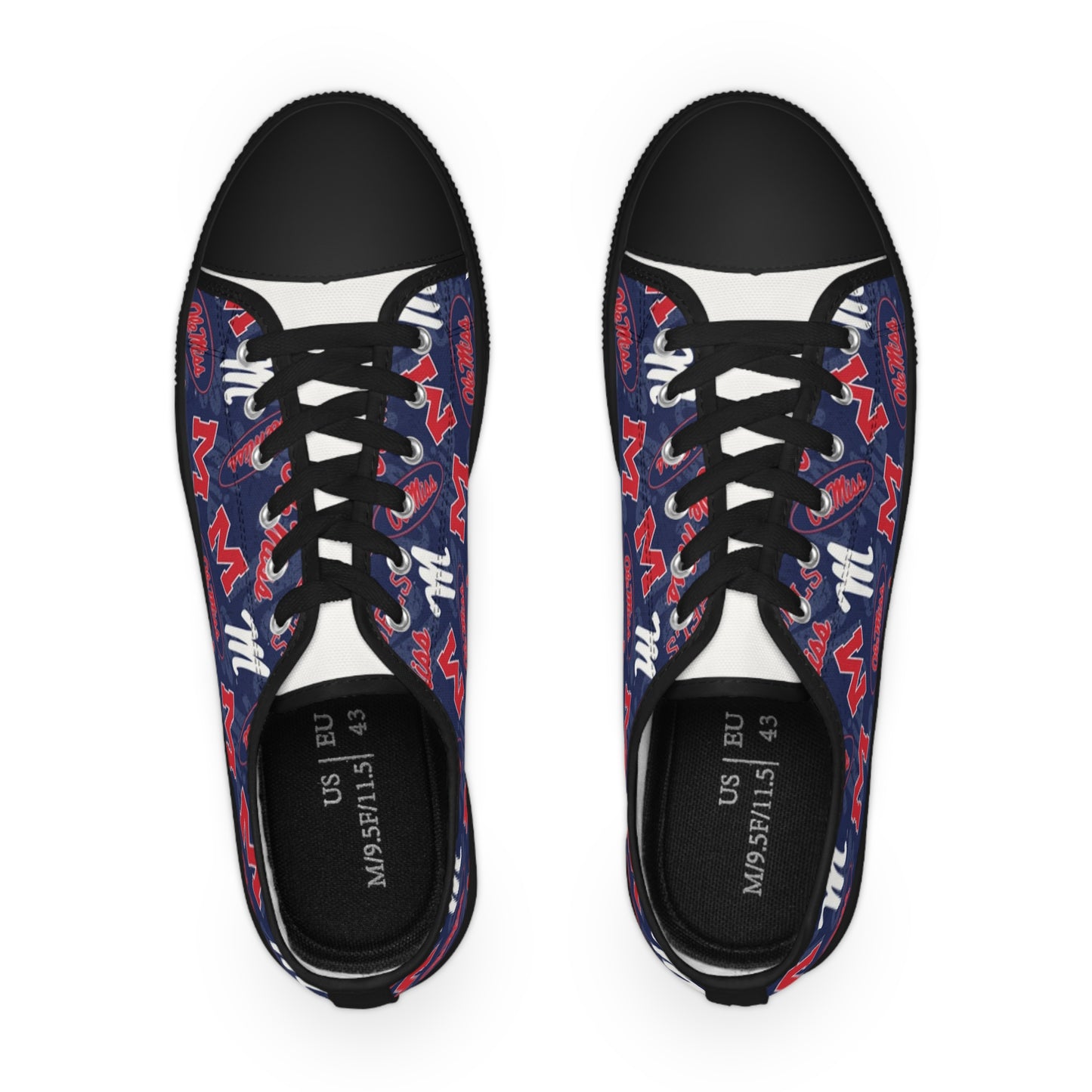 Ole Miss Men's Low Top Sneakers