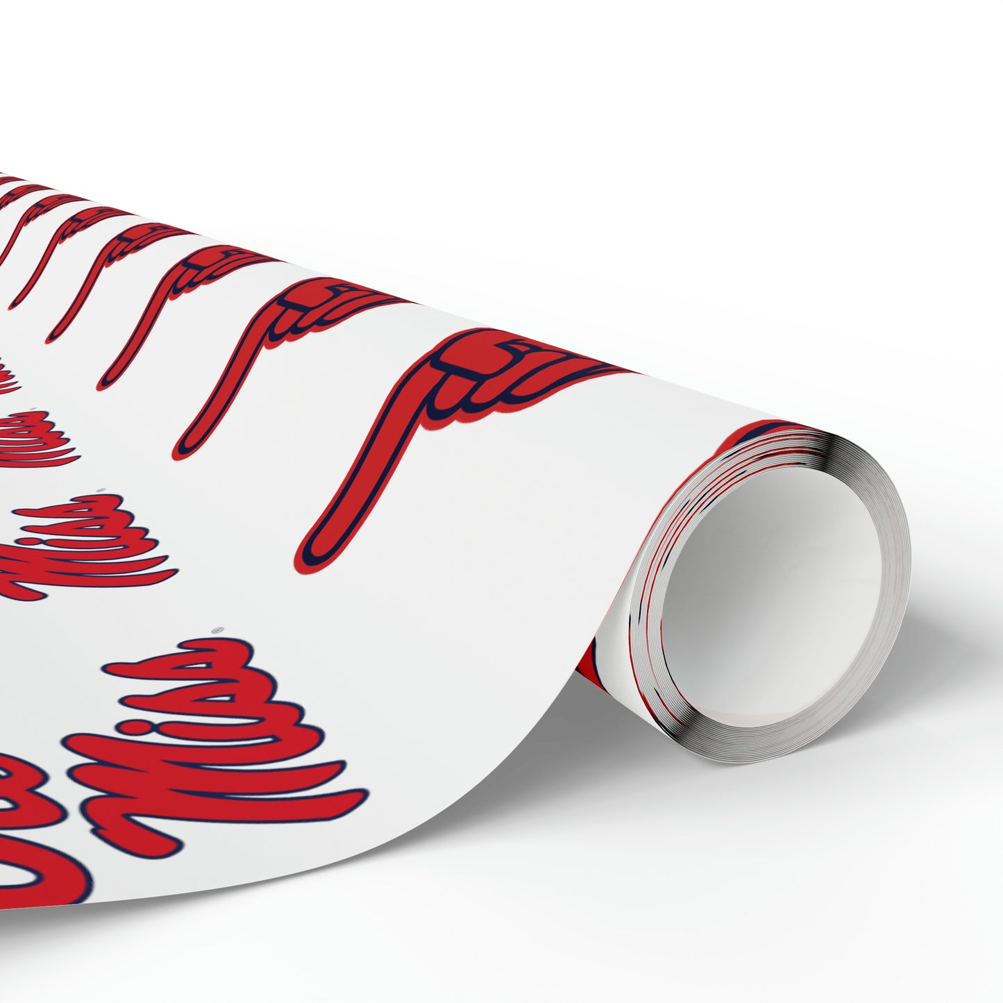 Ole Miss #1 (White) Wrapping Papers