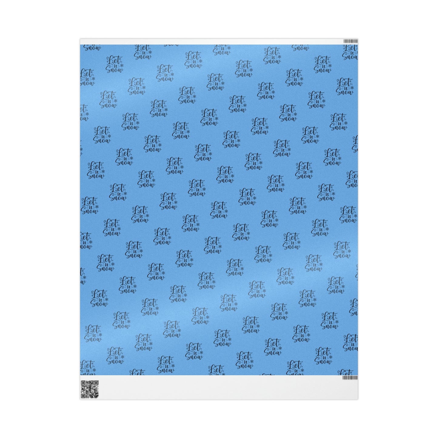 Let It Snow Wrapping Paper