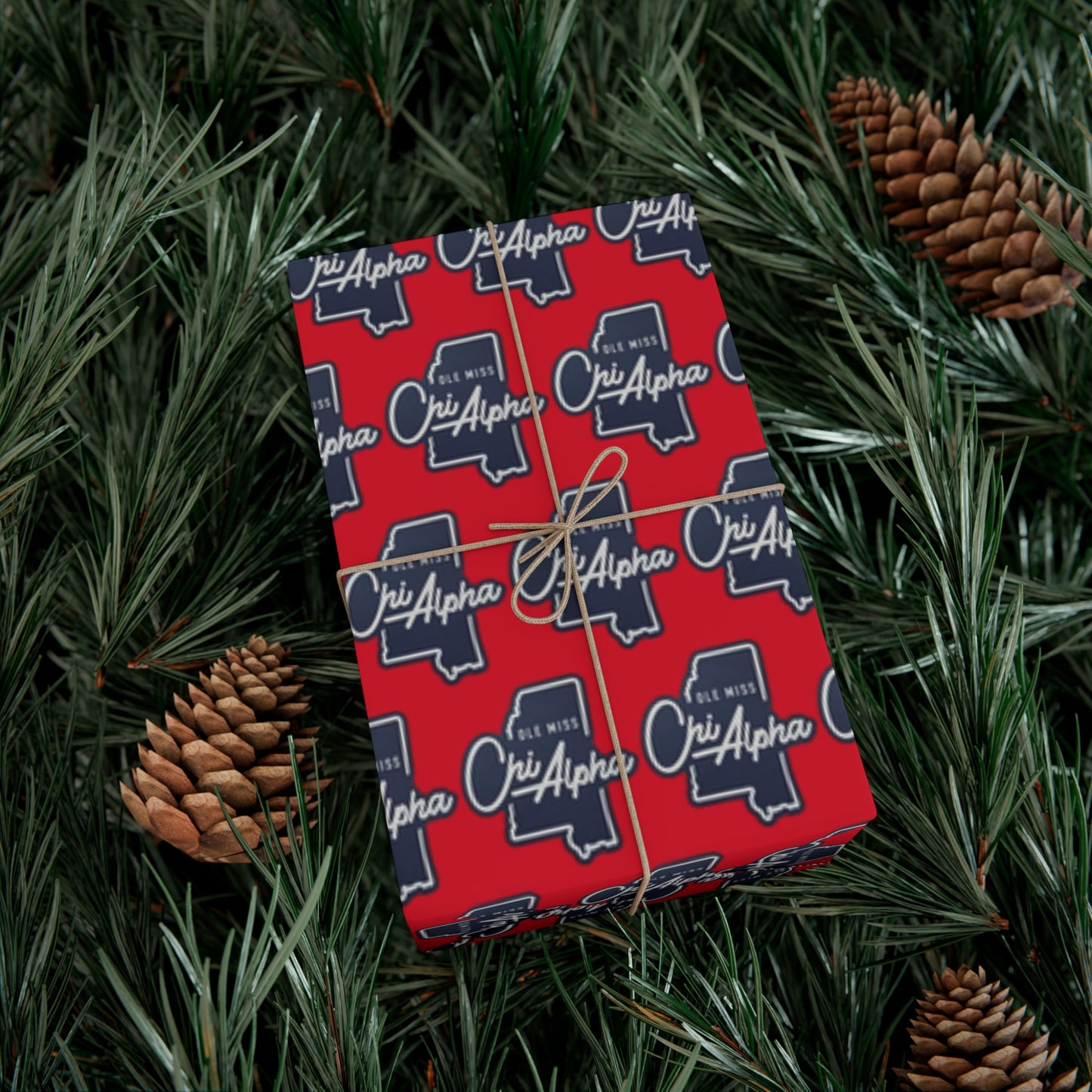 Ole Miss Chi Alpha Gift Wrap Papers