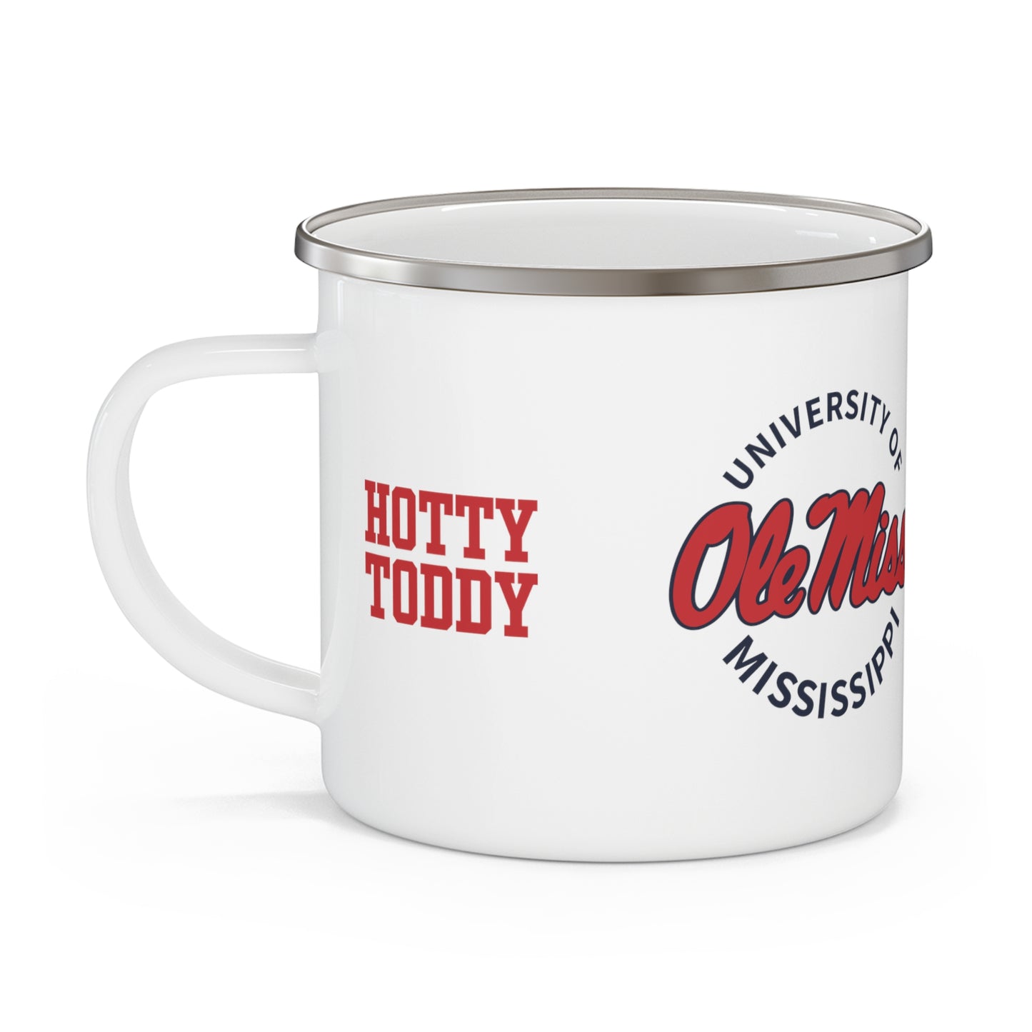 Ole Miss Hotty Toddy Enamel Camping Mug