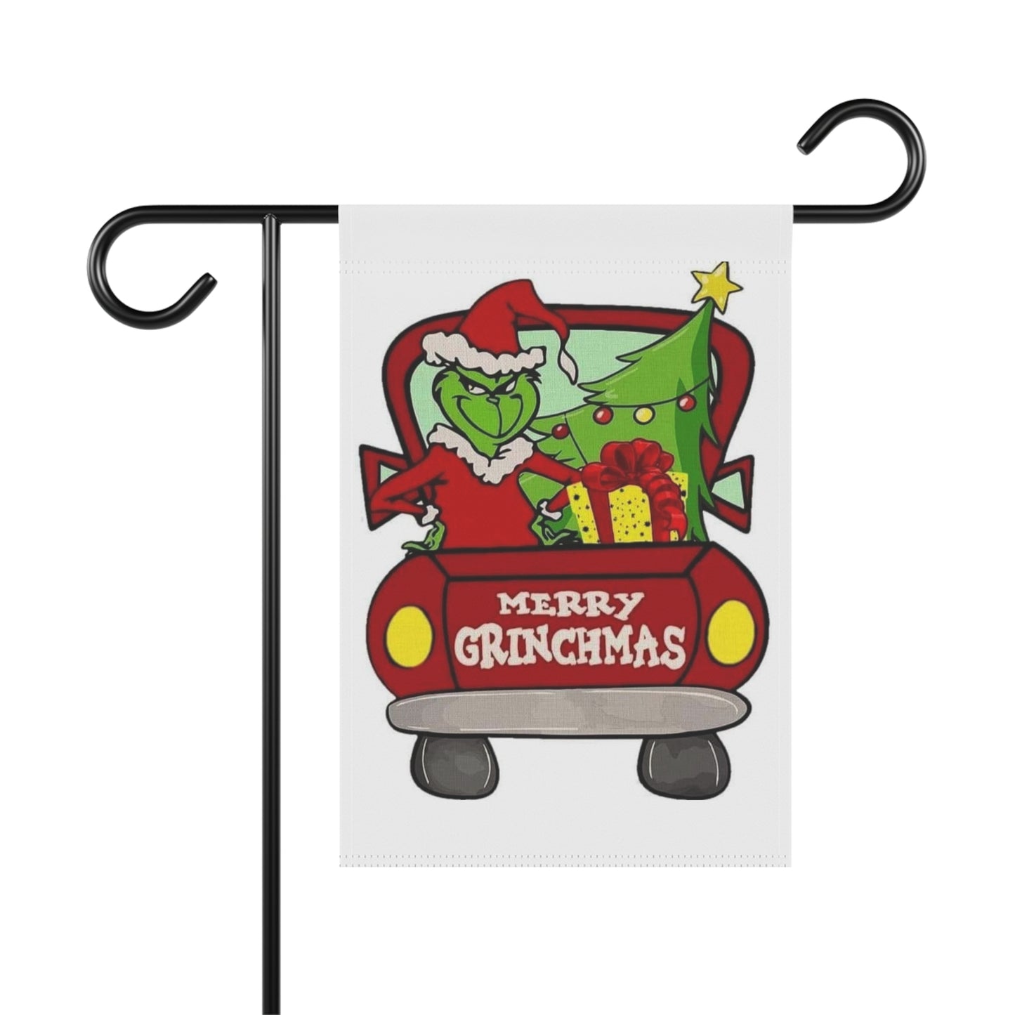 Merry Grinchmas Garden & House Banner