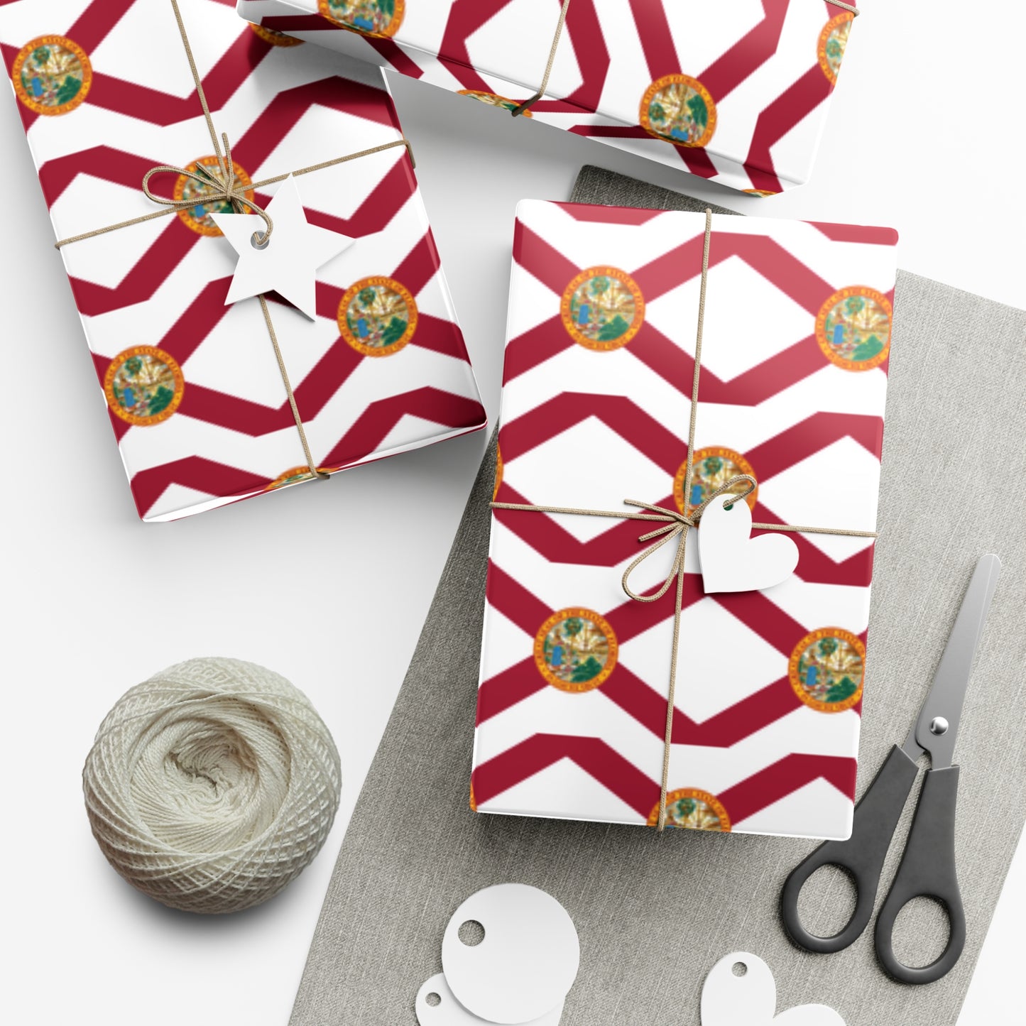 Florida Flag Gift Wrap Papers