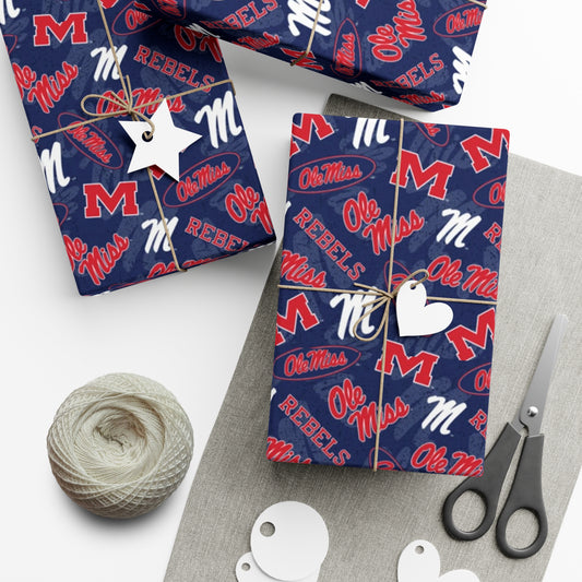 Ole Miss Collage Gift Wrap Papers