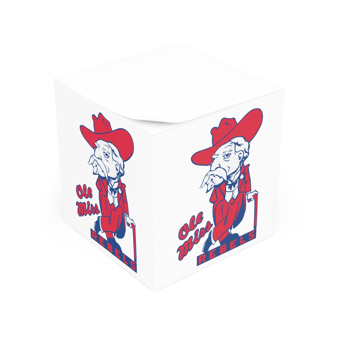 Ole Miss Reb Note Cube