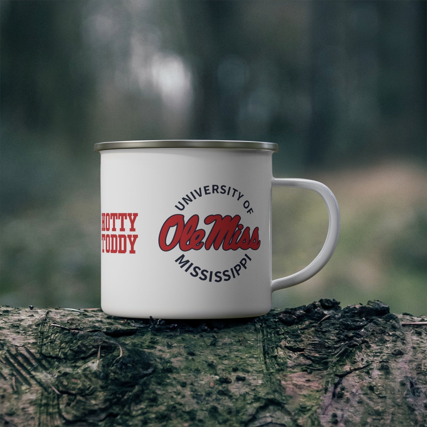 Ole Miss Hotty Toddy Enamel Camping Mug