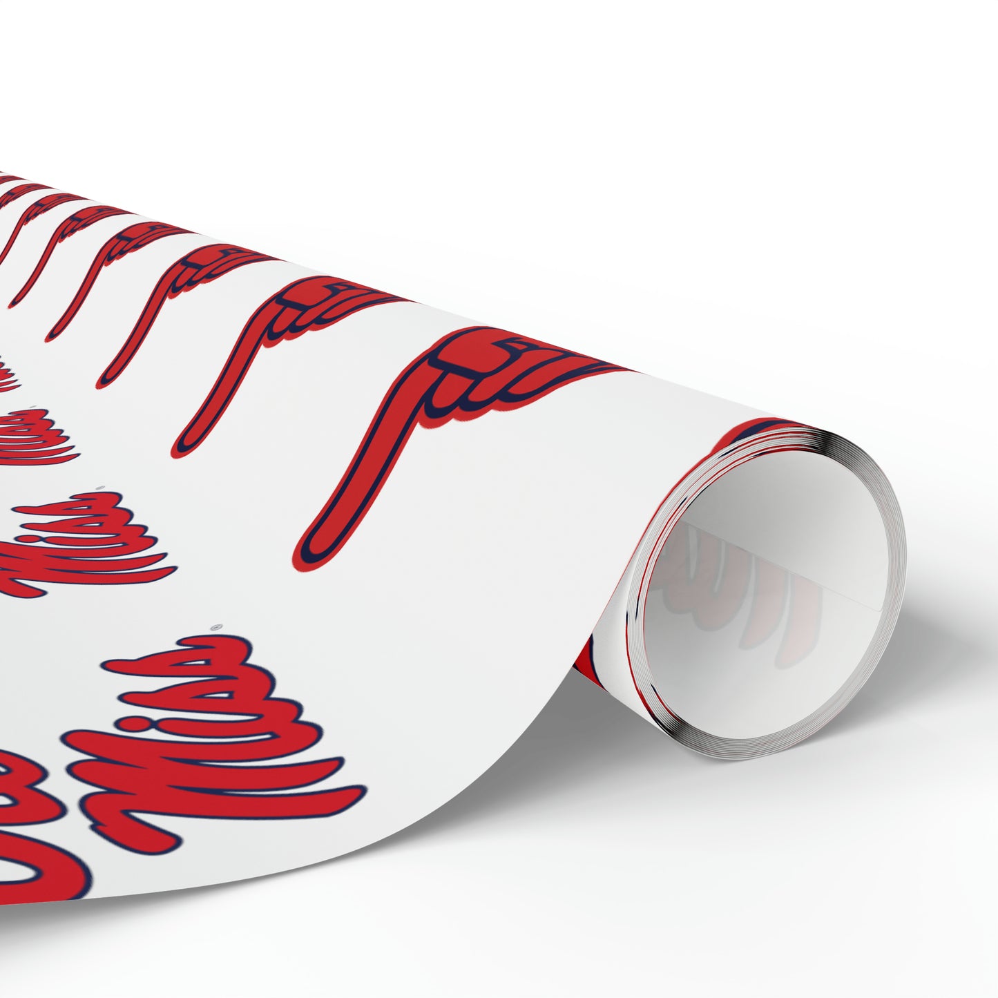Ole Miss #1 (White) Wrapping Papers
