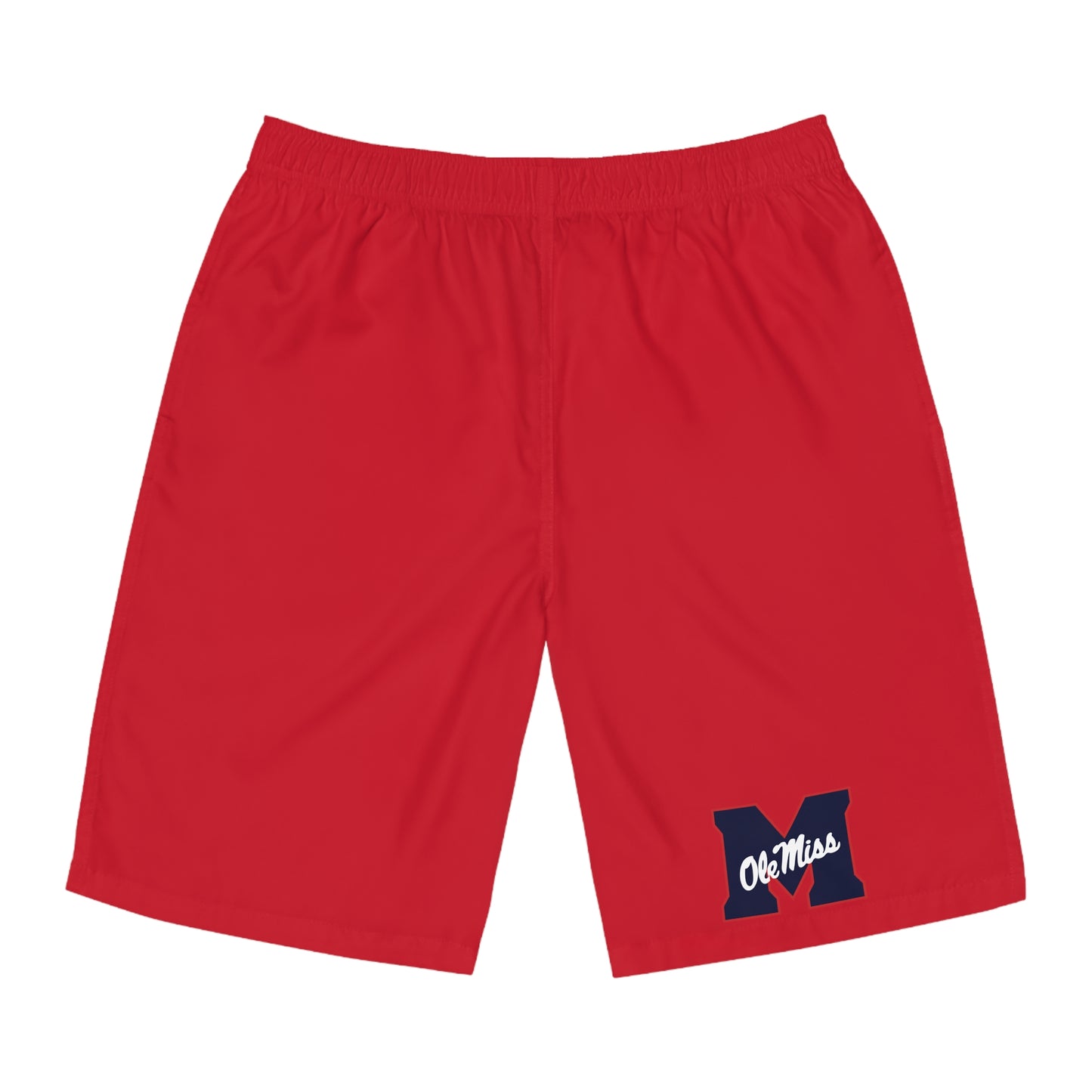 Ole Miss Rebels Men's Board Shorts (AOP) Red