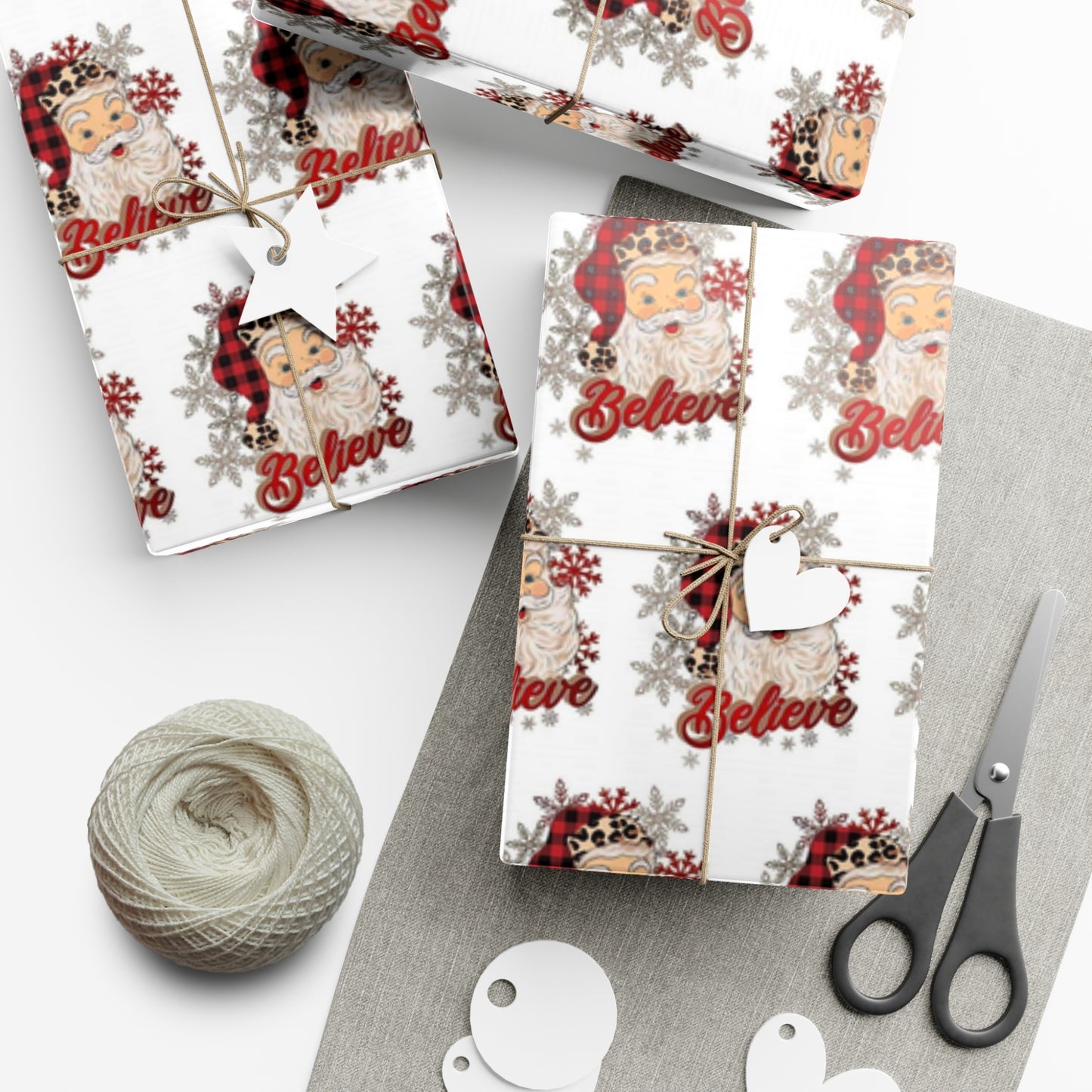 Santa Believe Gift Wrap Papers