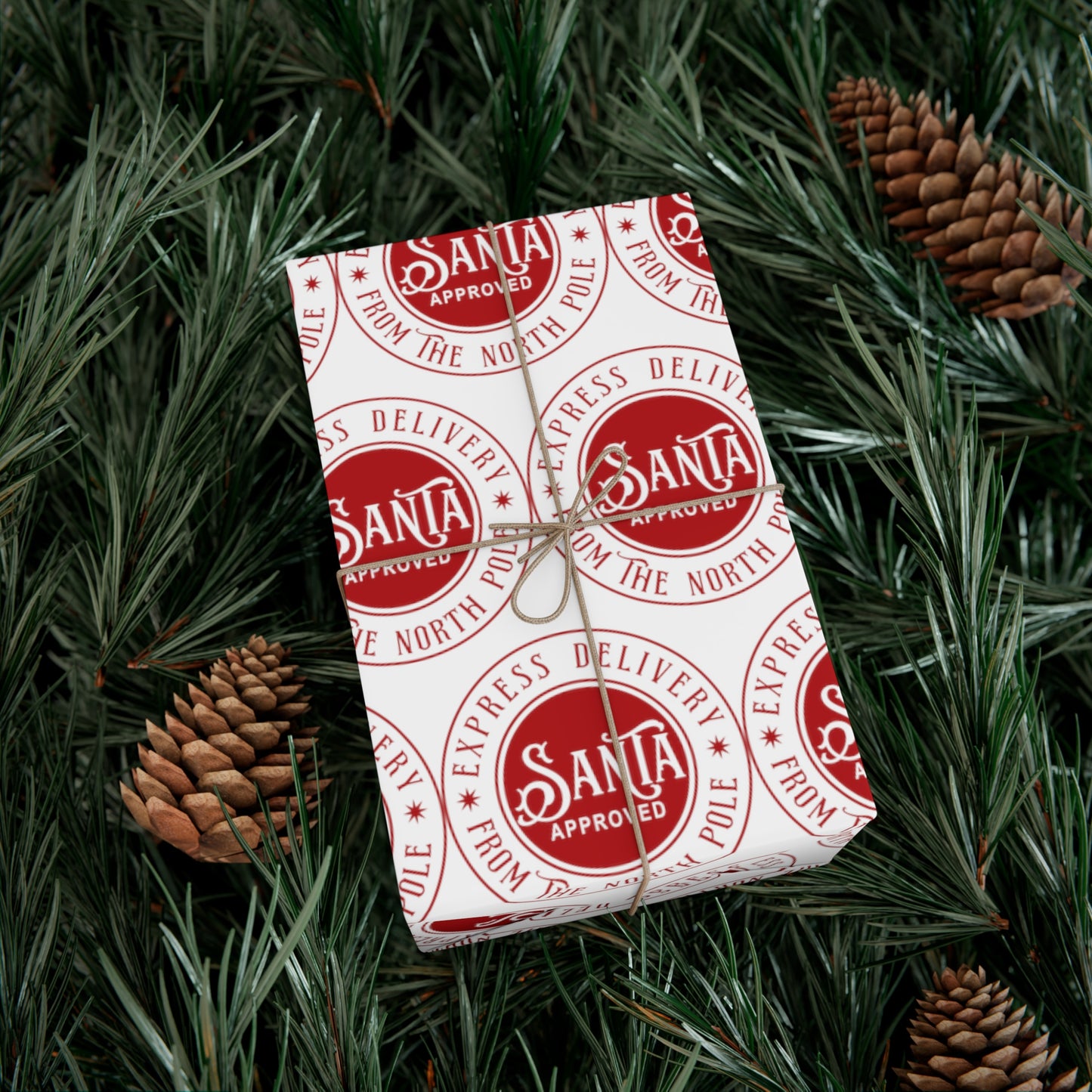 Santa Express Delivery Gift Wrap Papers