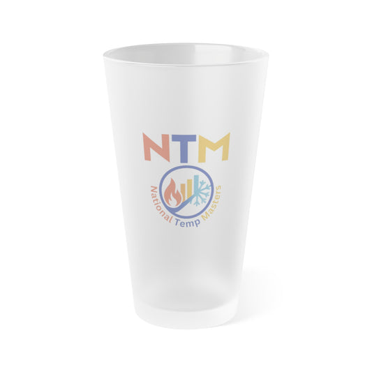 NTM Frosted Pint Glass, 16oz