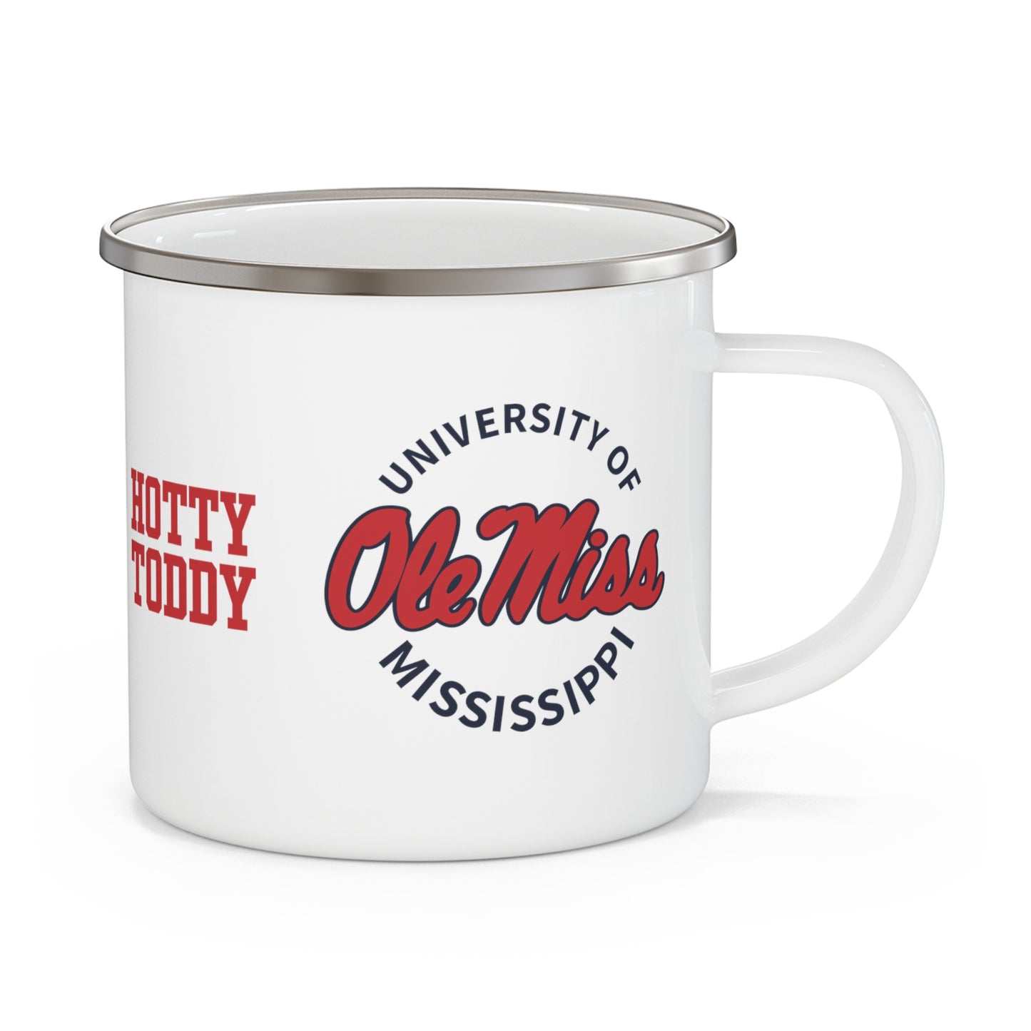 Ole Miss Hotty Toddy Enamel Camping Mug